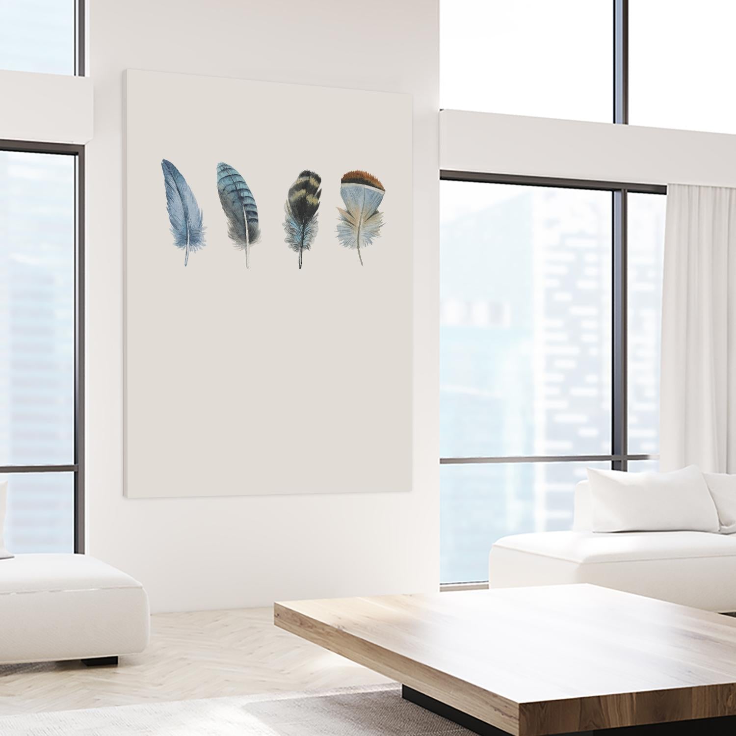 Feather 11 by Incado on GIANT ART - multicolor floral/still life