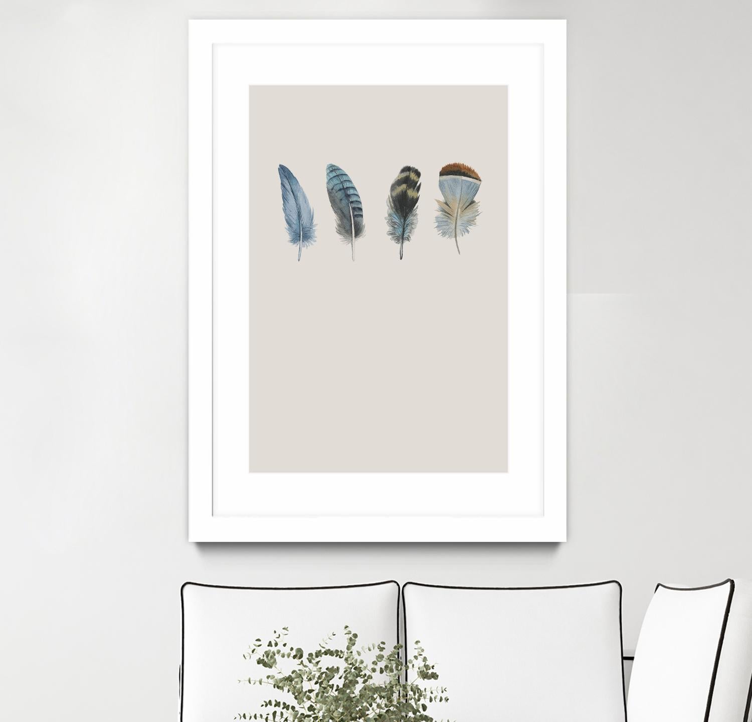 Feather 11 by Incado on GIANT ART - multicolor floral/still life