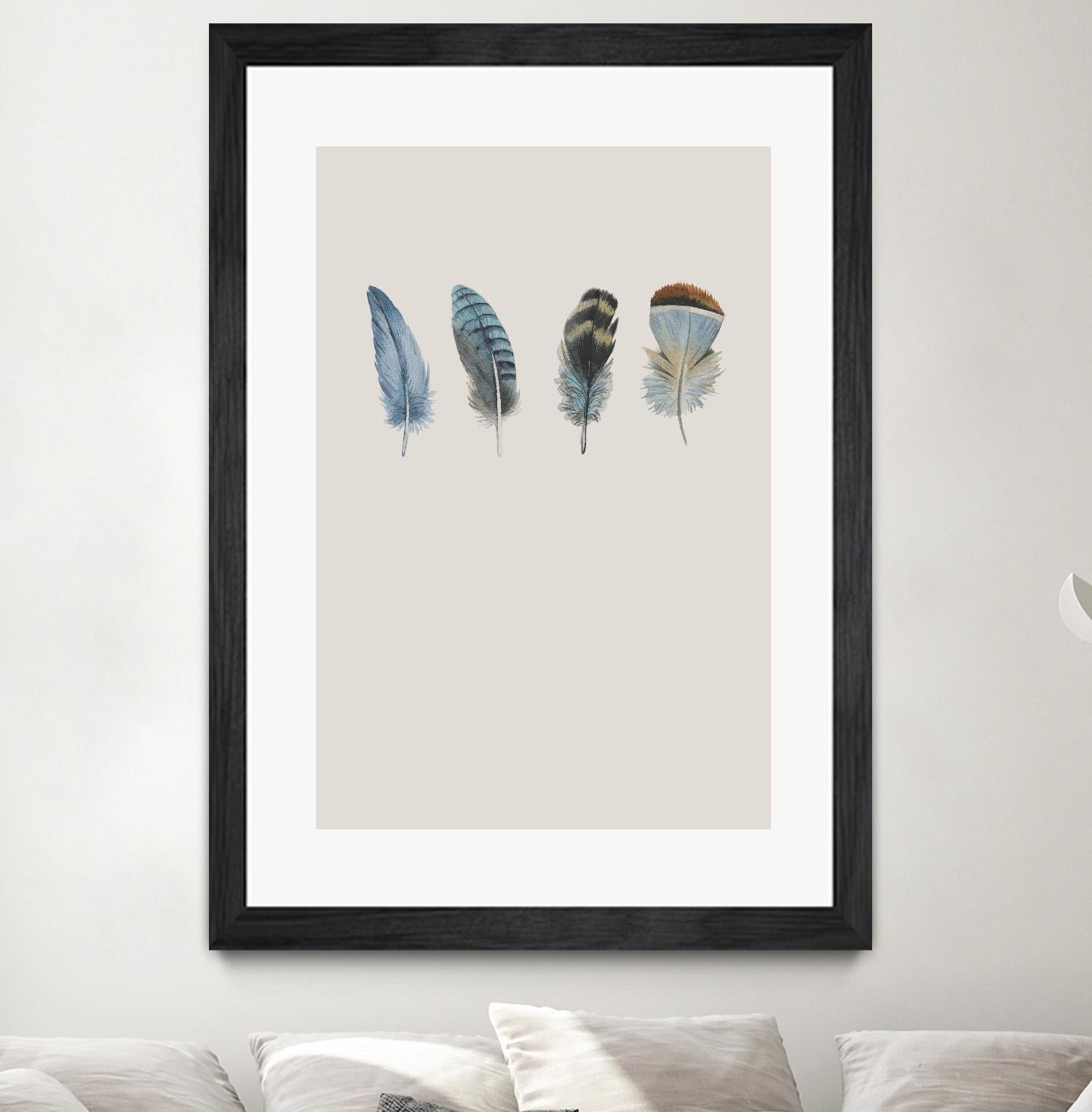 Feather 11 by Incado on GIANT ART - multicolor floral/still life
