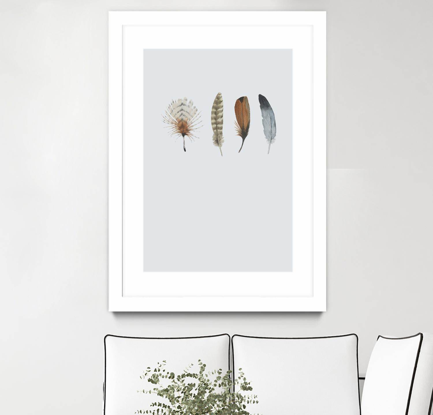 Feather 12 by Incado on GIANT ART - multicolor floral/still life