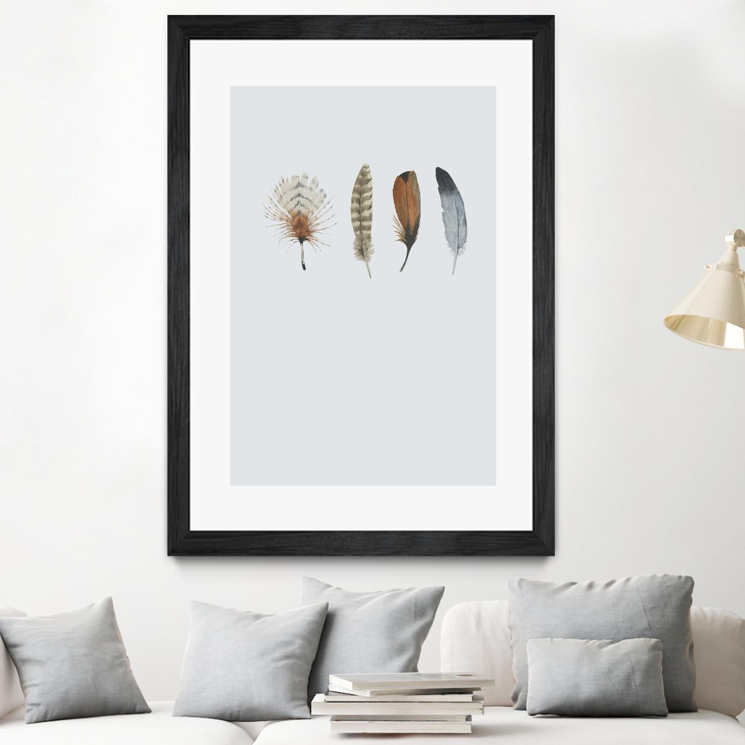 Feather 12 by Incado on GIANT ART - multicolor floral/still life