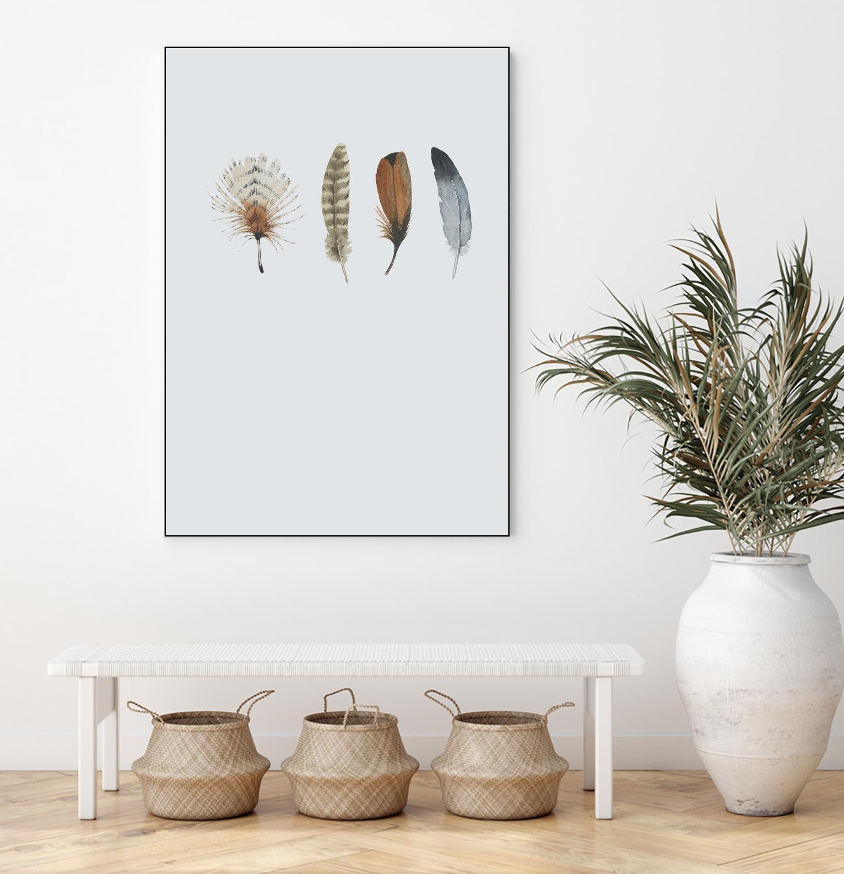 Feather 12 by Incado on GIANT ART - multicolor floral/still life
