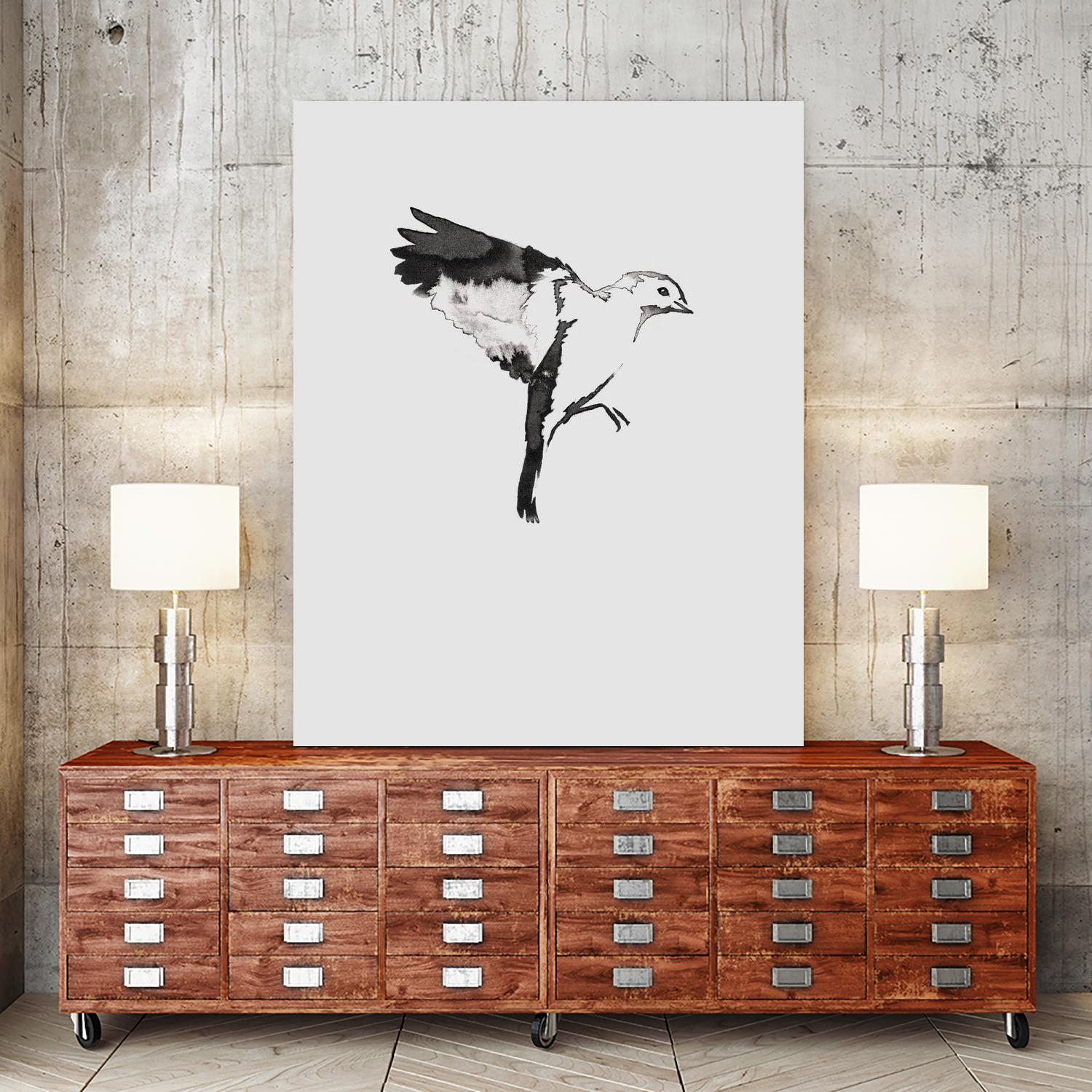 Flying Bird I by Incado on GIANT ART - multicolor animals