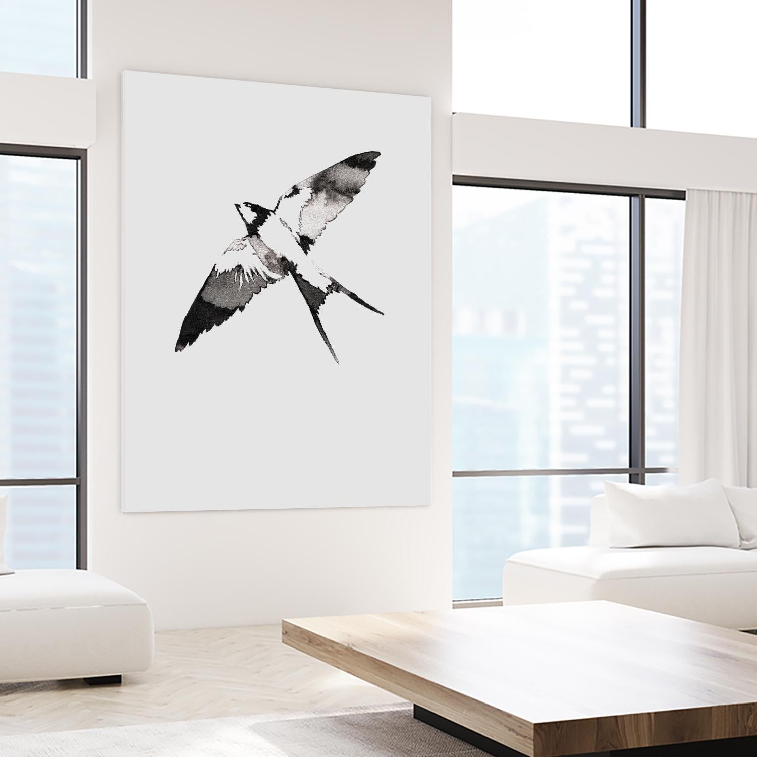 Flying Bird III by Incado on GIANT ART - multicolor animals