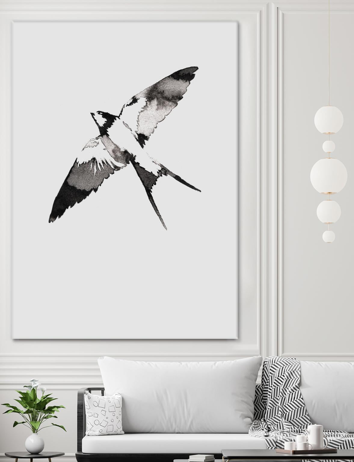 Flying Bird III by Incado on GIANT ART - multicolor animals