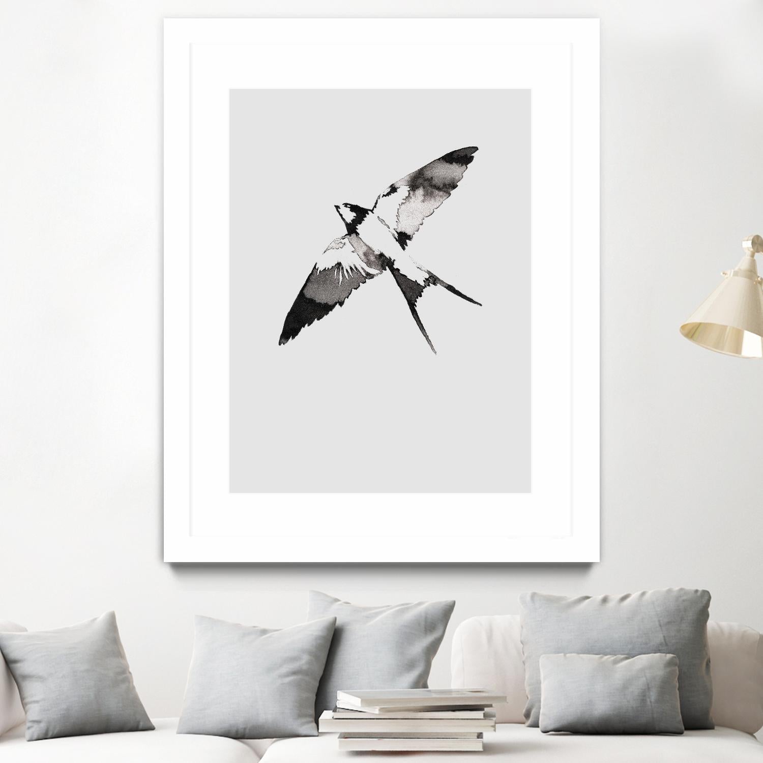 Flying Bird III by Incado on GIANT ART - multicolor animals