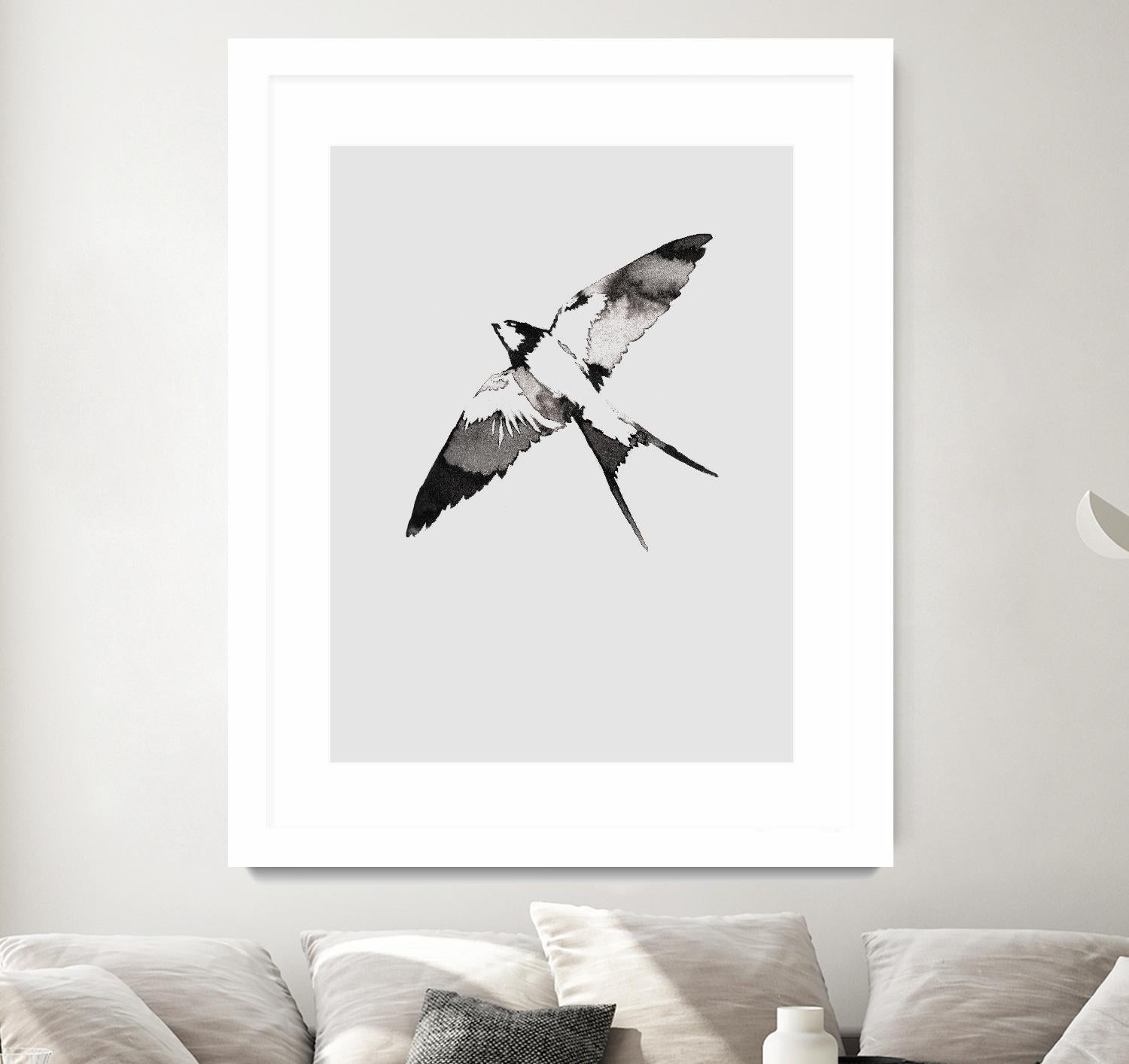 Flying Bird III by Incado on GIANT ART - multicolor animals