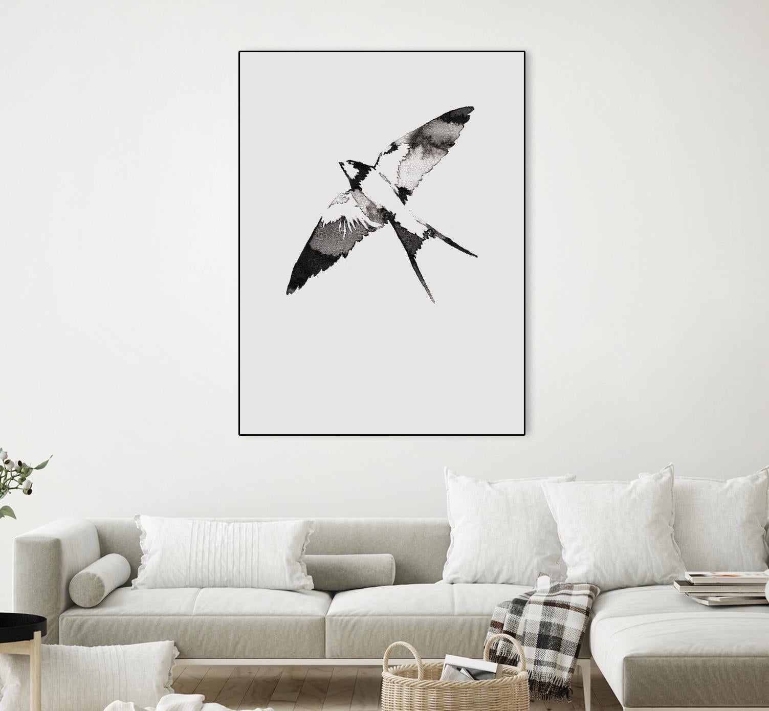 Flying Bird III by Incado on GIANT ART - multicolor animals