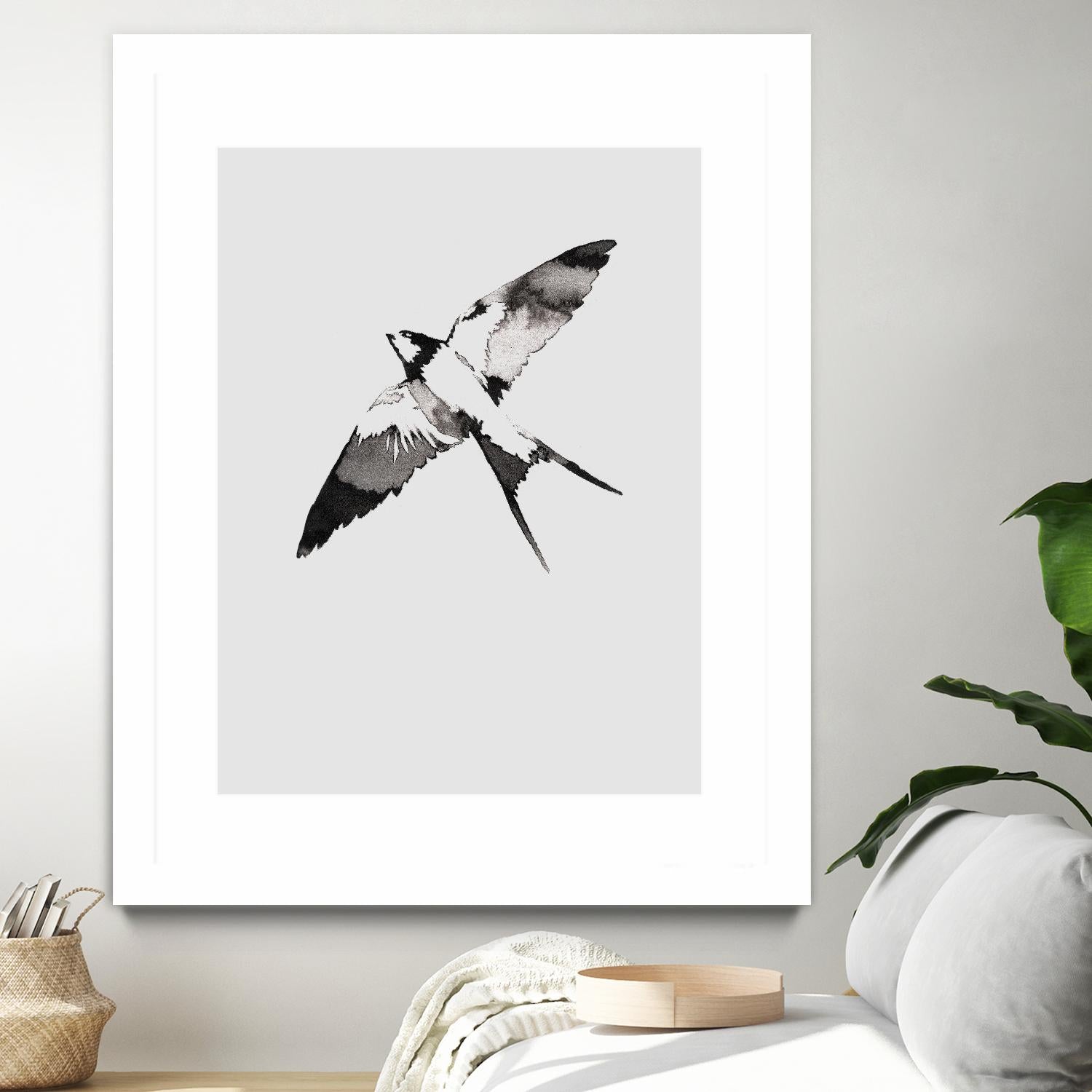 Flying Bird III by Incado on GIANT ART - multicolor animals
