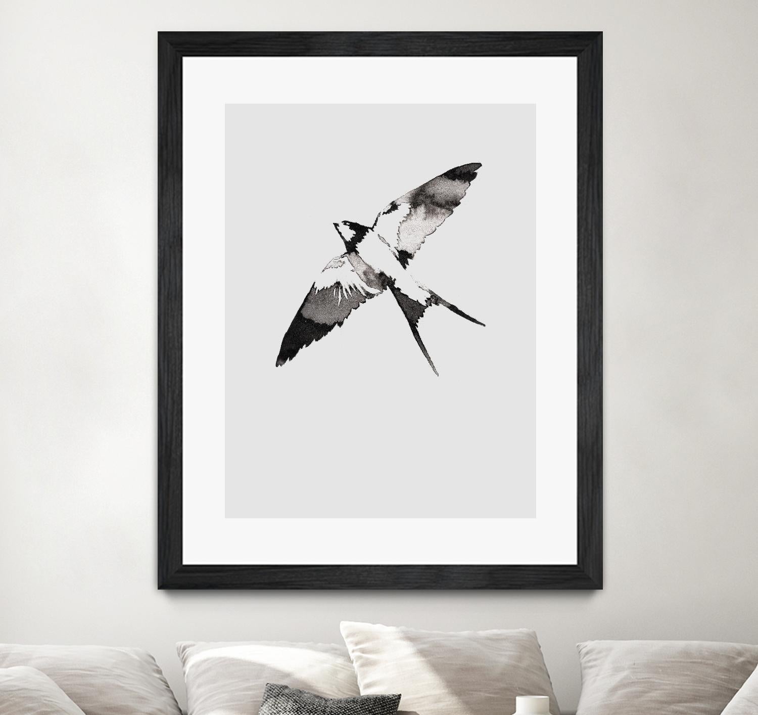 Flying Bird III by Incado on GIANT ART - multicolor animals