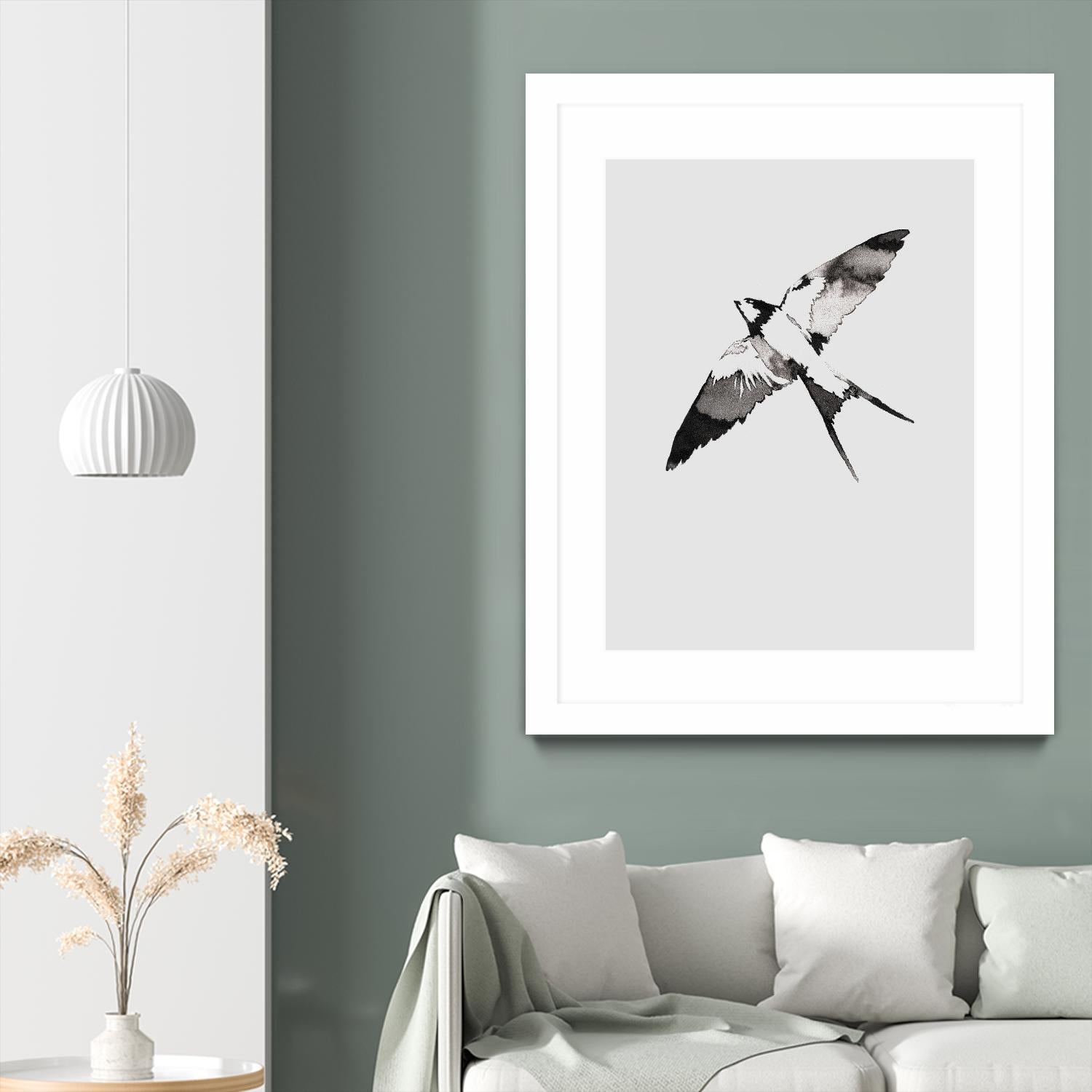 Flying Bird III by Incado on GIANT ART - multicolor animals