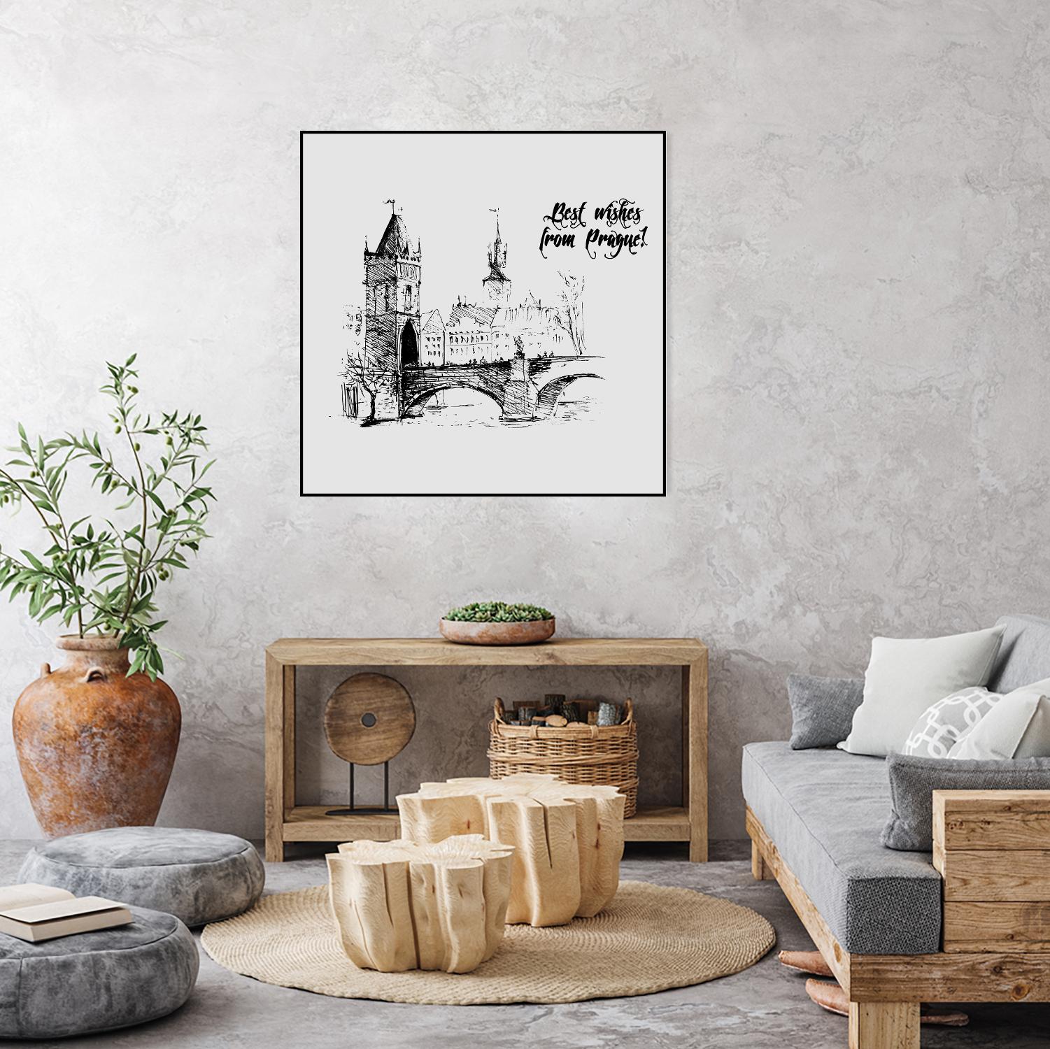 Prague by TypeLike on GIANT ART - multicolor people/places; landscapes