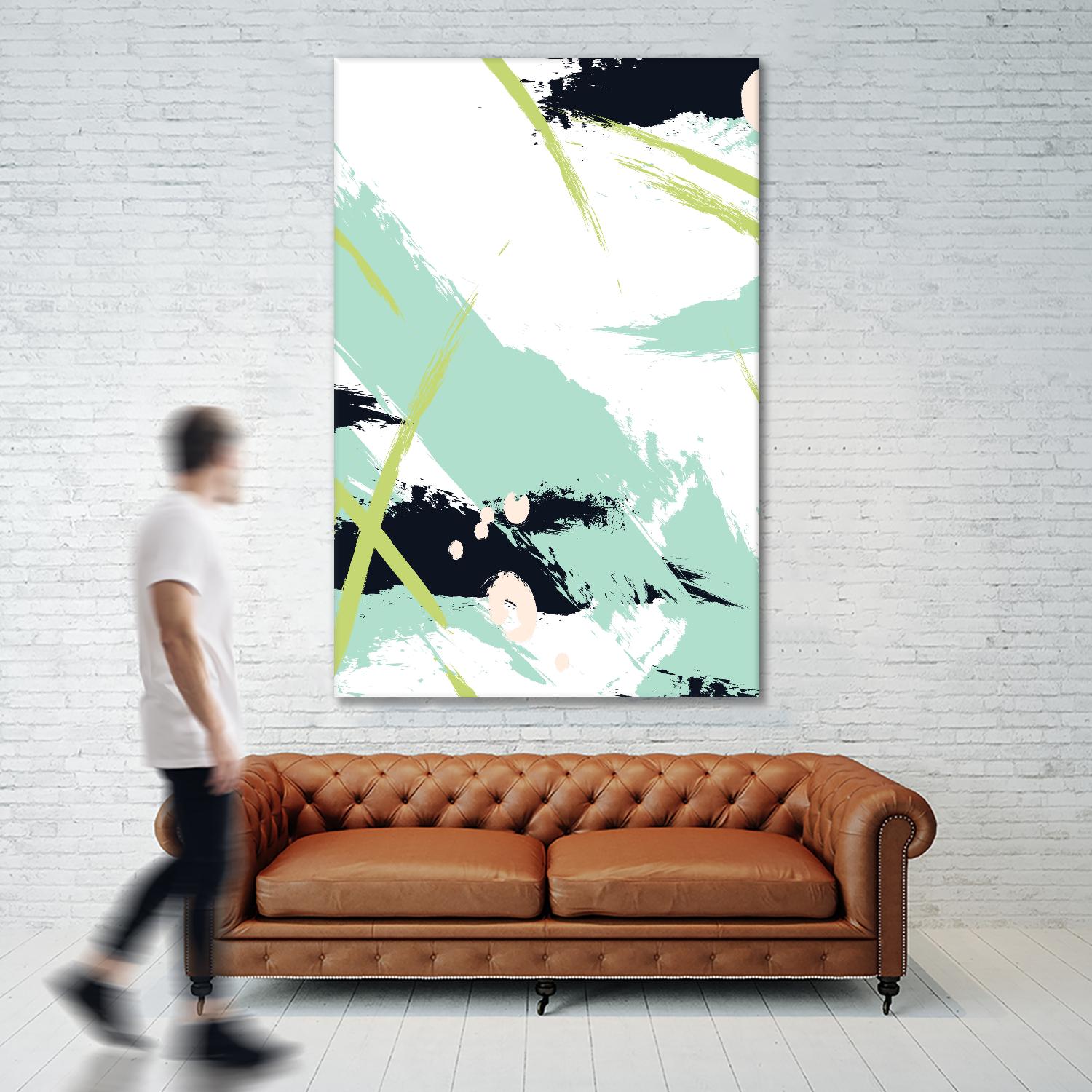 Turquoise by Incado on GIANT ART - multicolor abstracts; contemporary