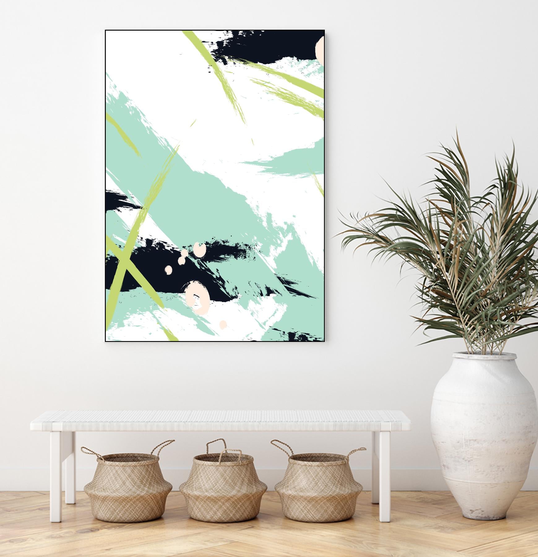Turquoise by Incado on GIANT ART - multicolor abstracts; contemporary