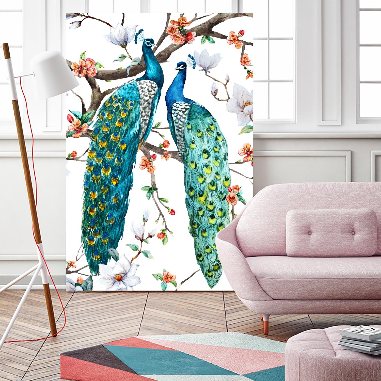 Paradis Birds I by Incado on GIANT ART - multicolor animals