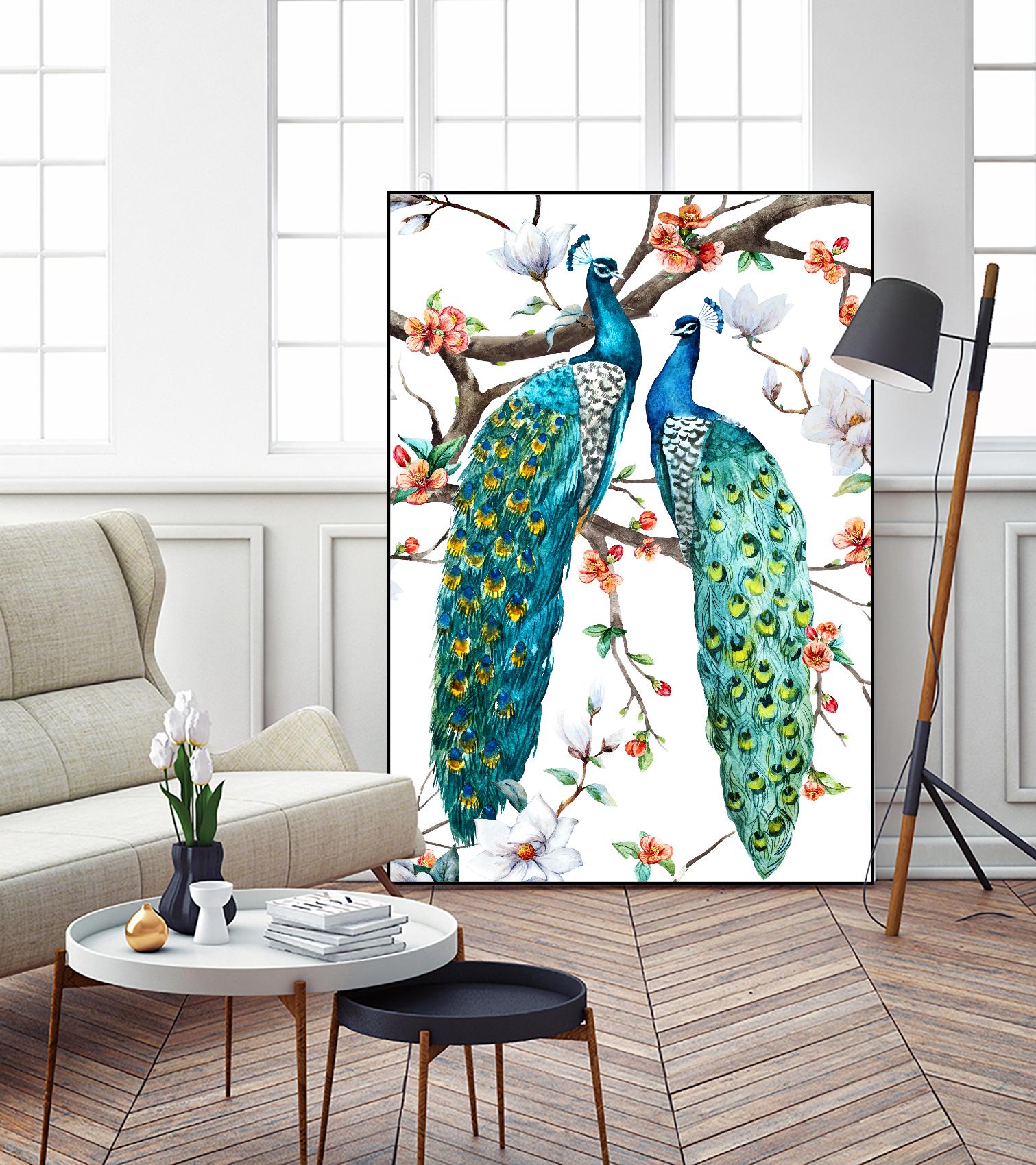 Paradis Birds I by Incado on GIANT ART - multicolor animals