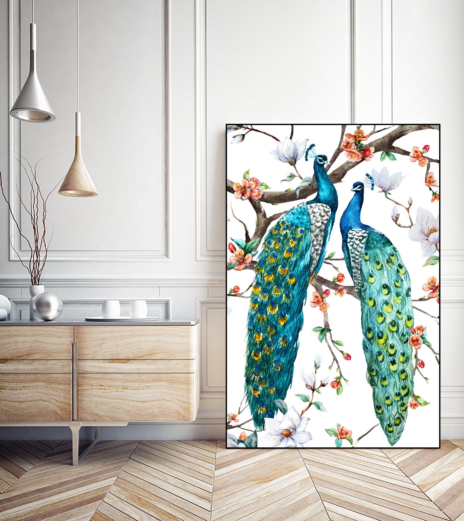 Paradis Birds I by Incado on GIANT ART - multicolor animals