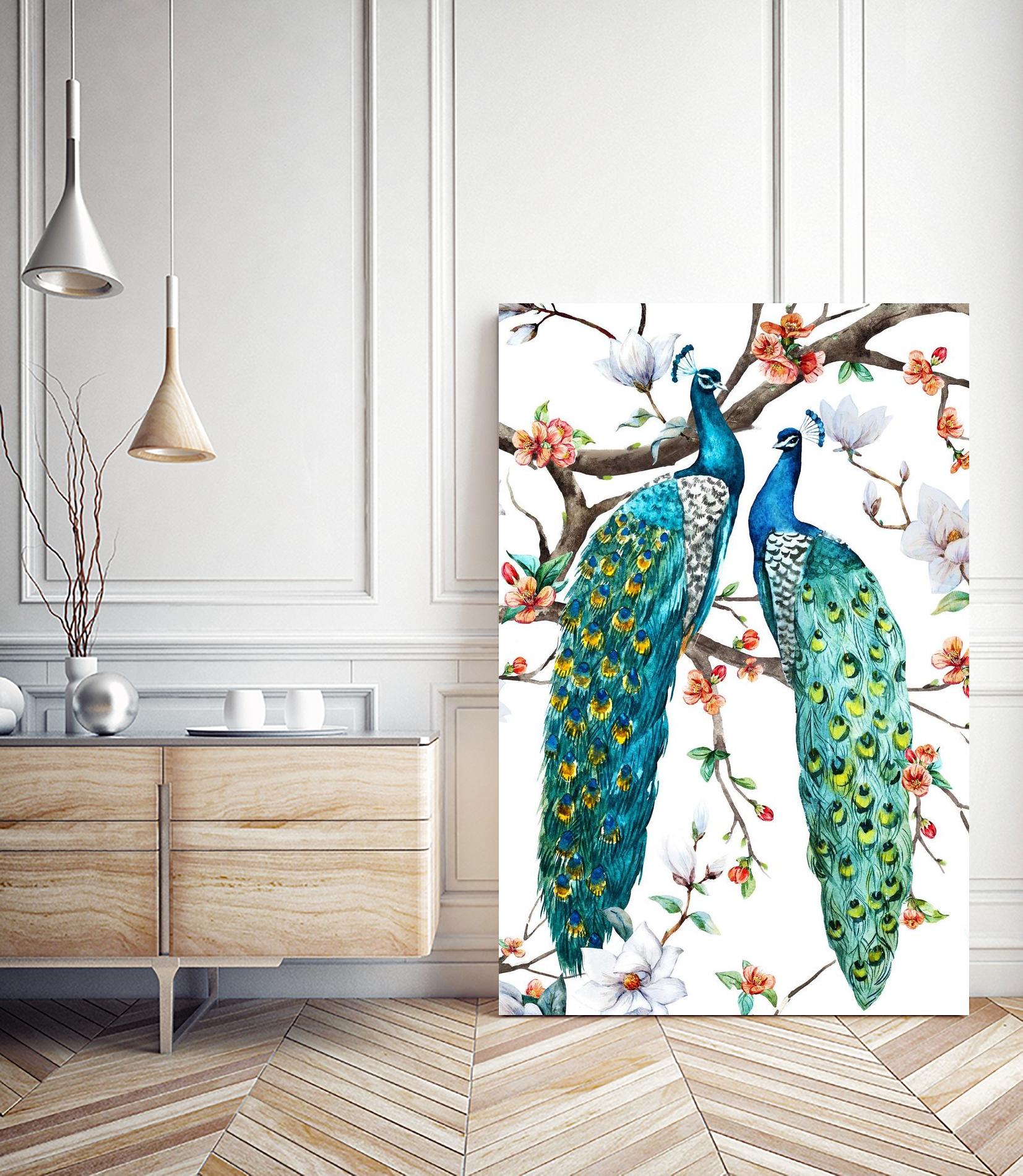 Paradis Birds I by Incado on GIANT ART - multicolor animals