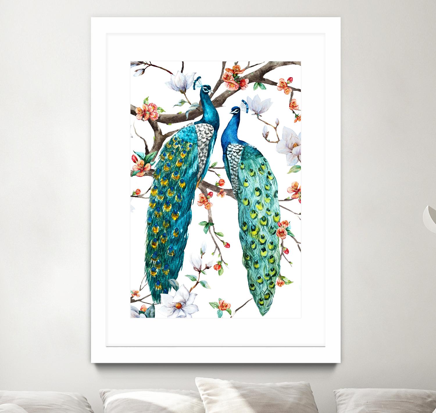 Paradis Birds I by Incado on GIANT ART - multicolor animals