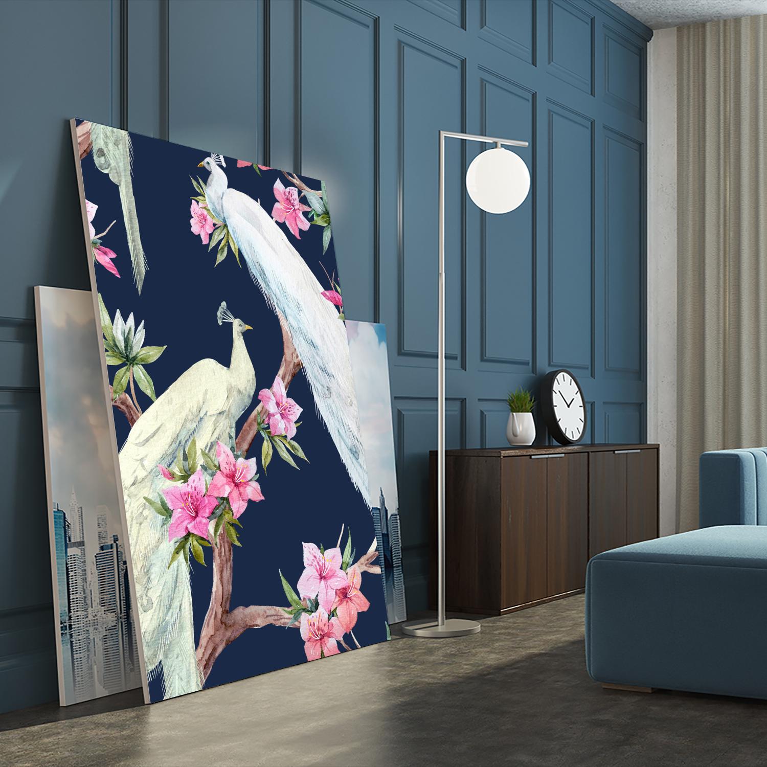 Paradis Birds II by Incado on GIANT ART - multicolor animals