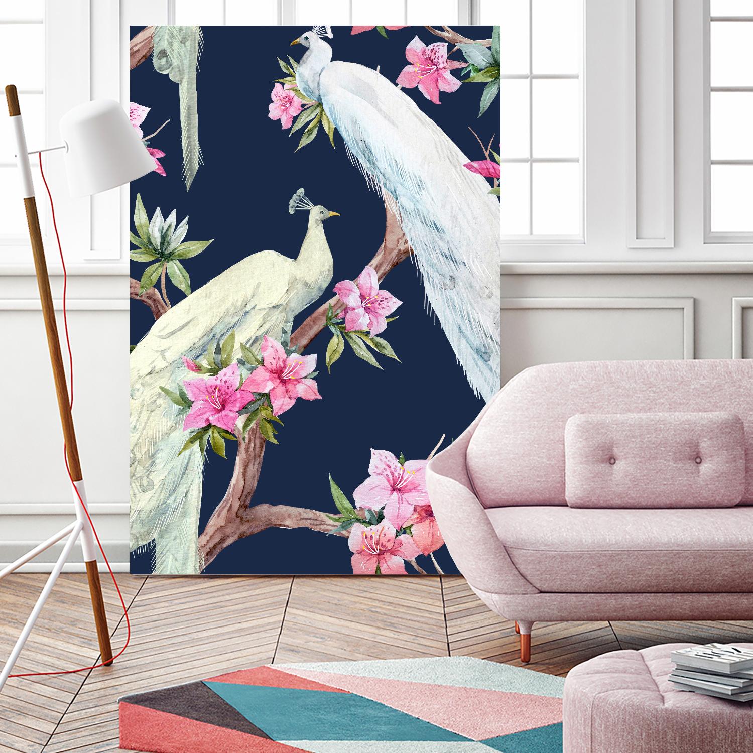 Paradis Birds II by Incado on GIANT ART - multicolor animals