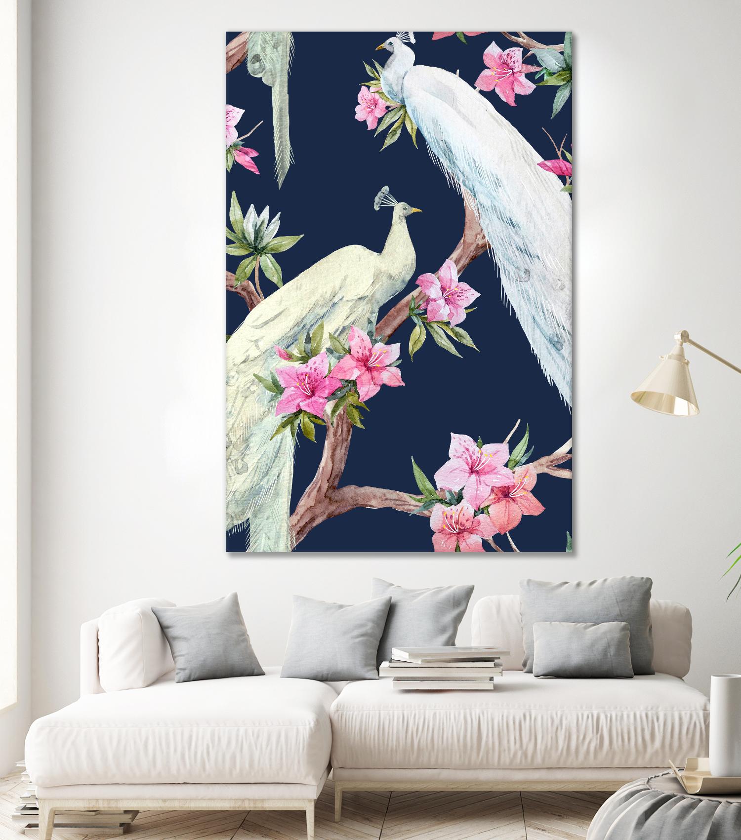 Paradis Birds II by Incado on GIANT ART - multicolor animals