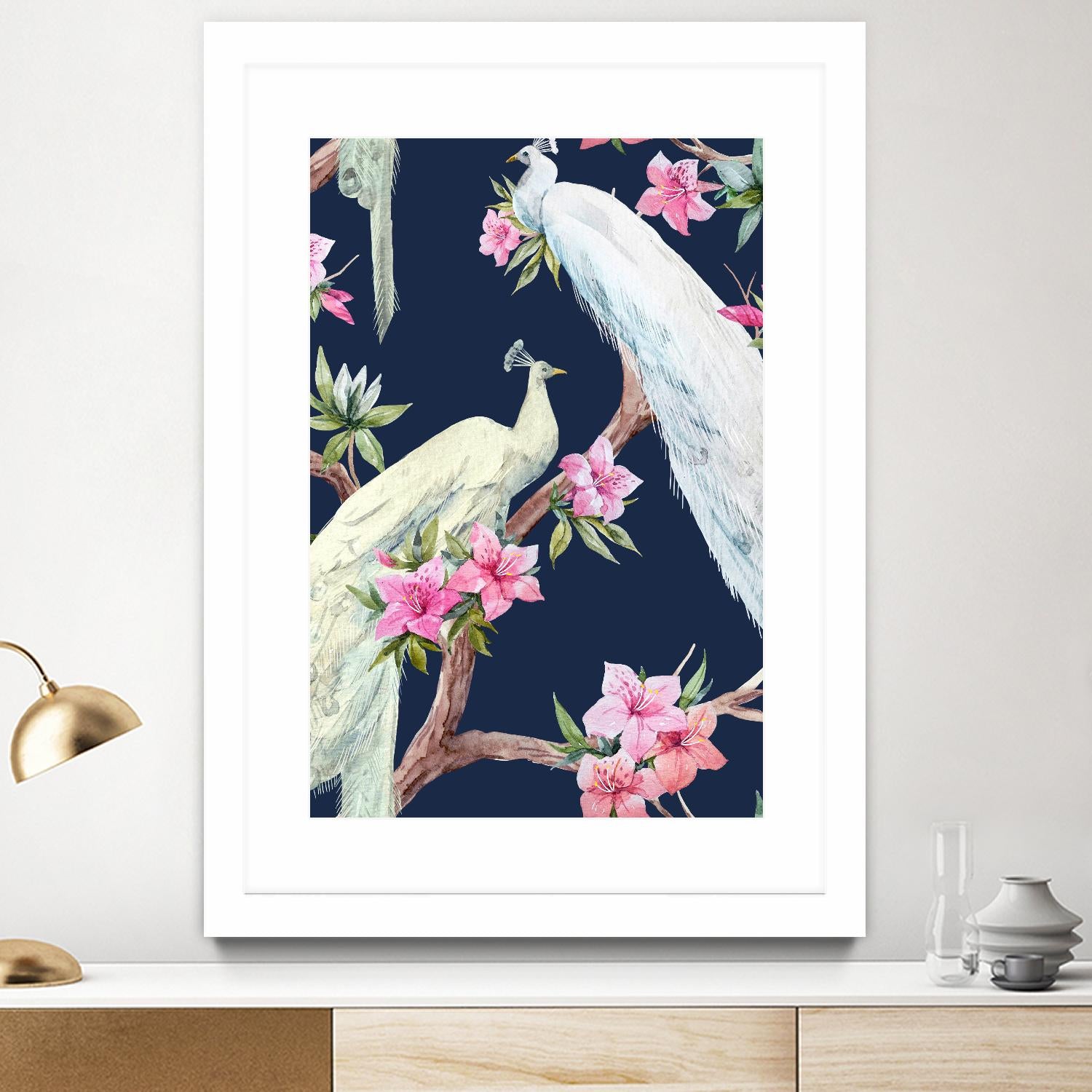 Paradis Birds II by Incado on GIANT ART - multicolor animals