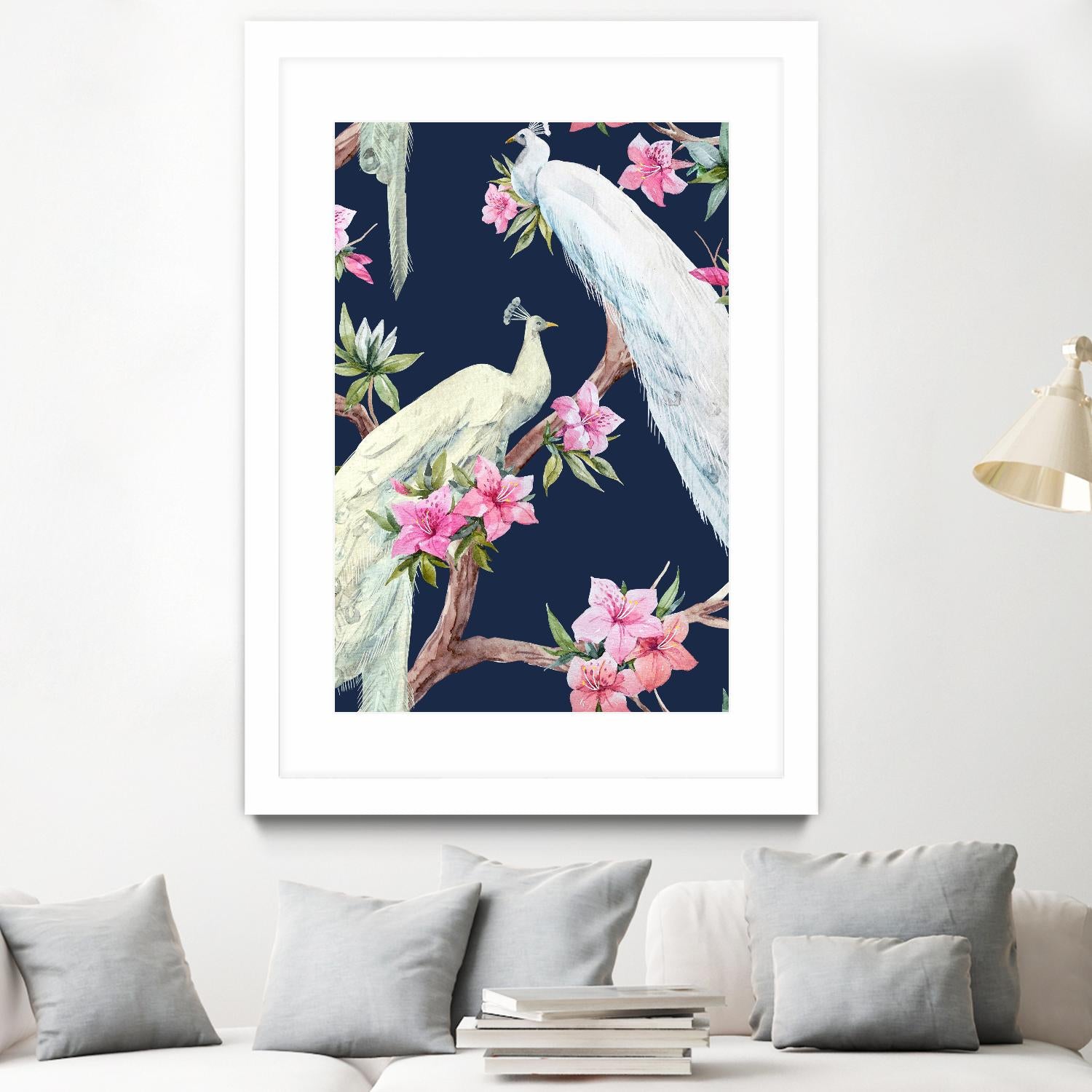 Paradis Birds II by Incado on GIANT ART - multicolor animals