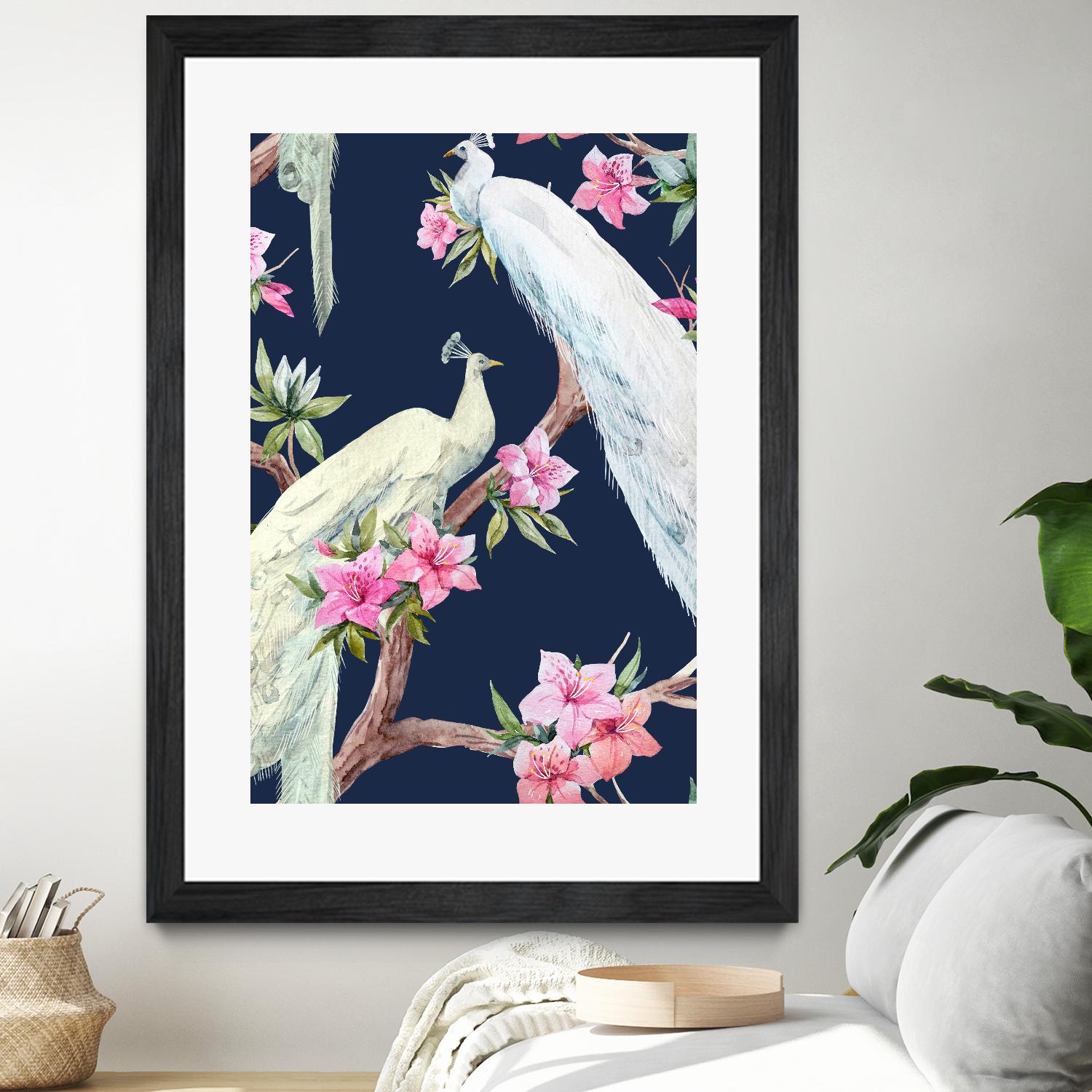 Paradis Birds II by Incado on GIANT ART - multicolor animals