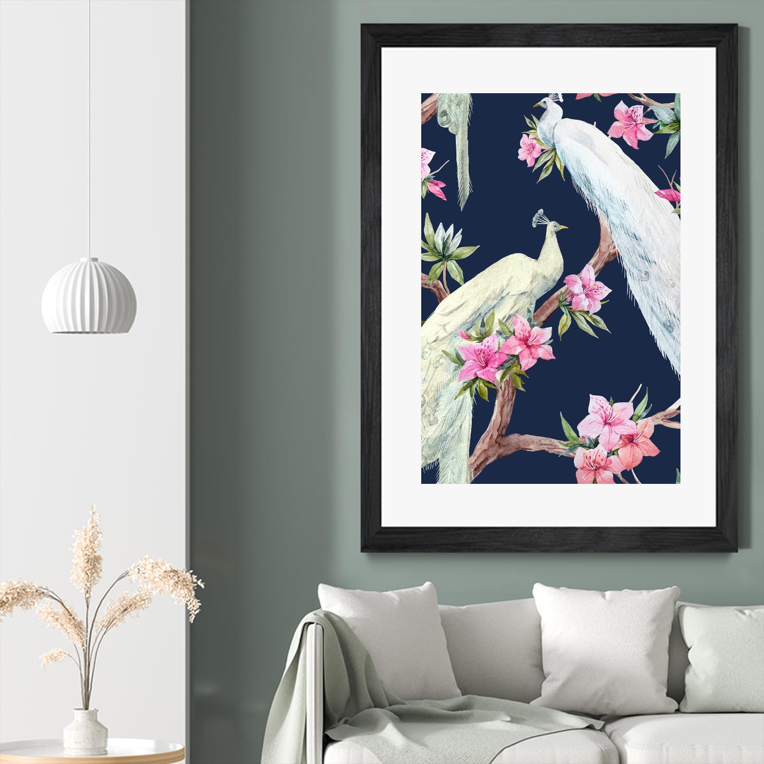 Paradis Birds II by Incado on GIANT ART - multicolor animals