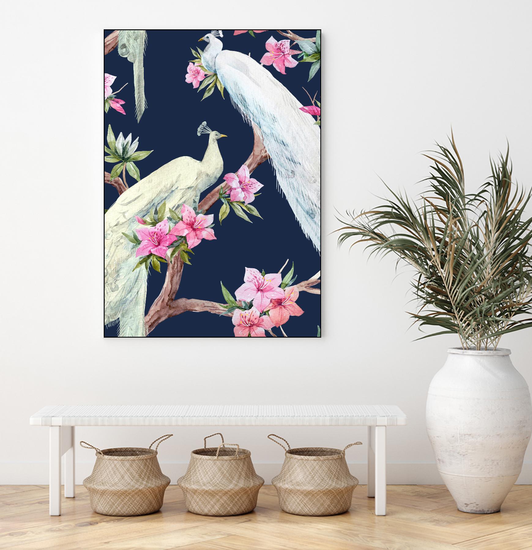 Paradis Birds II by Incado on GIANT ART - multicolor animals