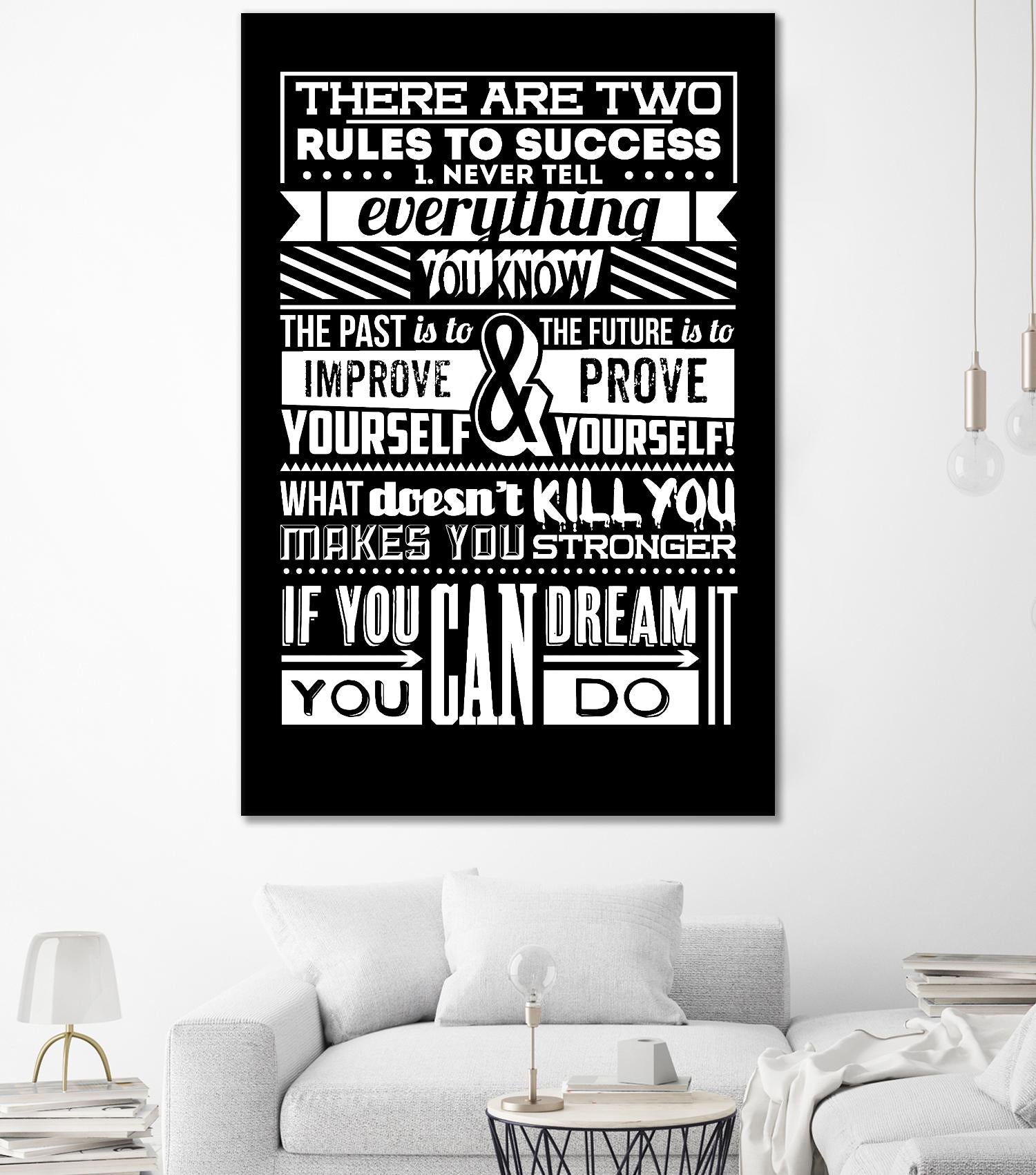 Success by TypeLike on GIANT ART - multicolor inspirational