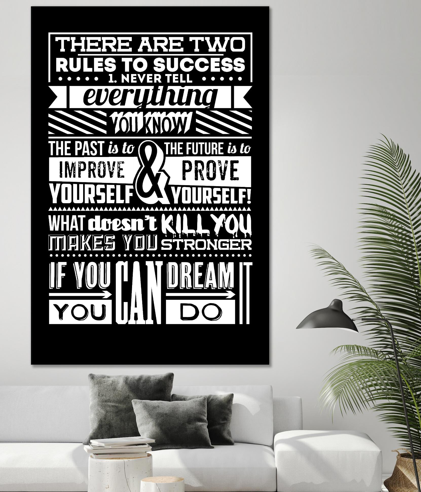 Success by TypeLike on GIANT ART - multicolor inspirational