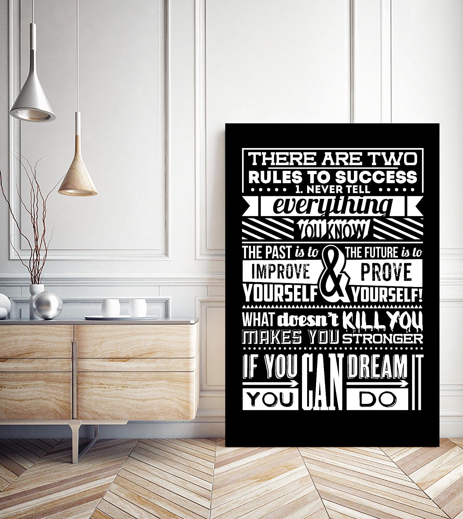 Success by TypeLike on GIANT ART - multicolor inspirational