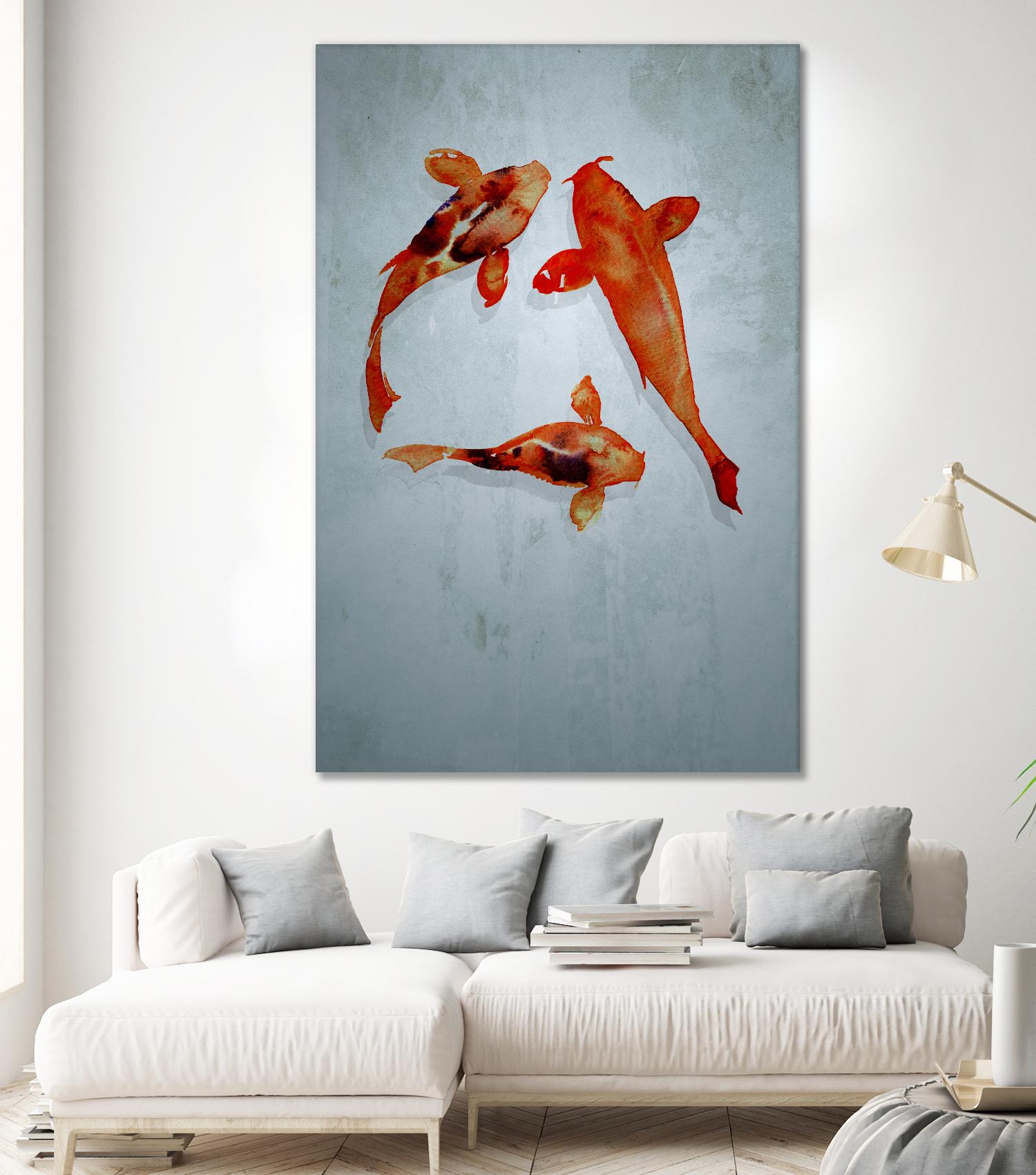 3 friends by Incado on GIANT ART - multicolor animals