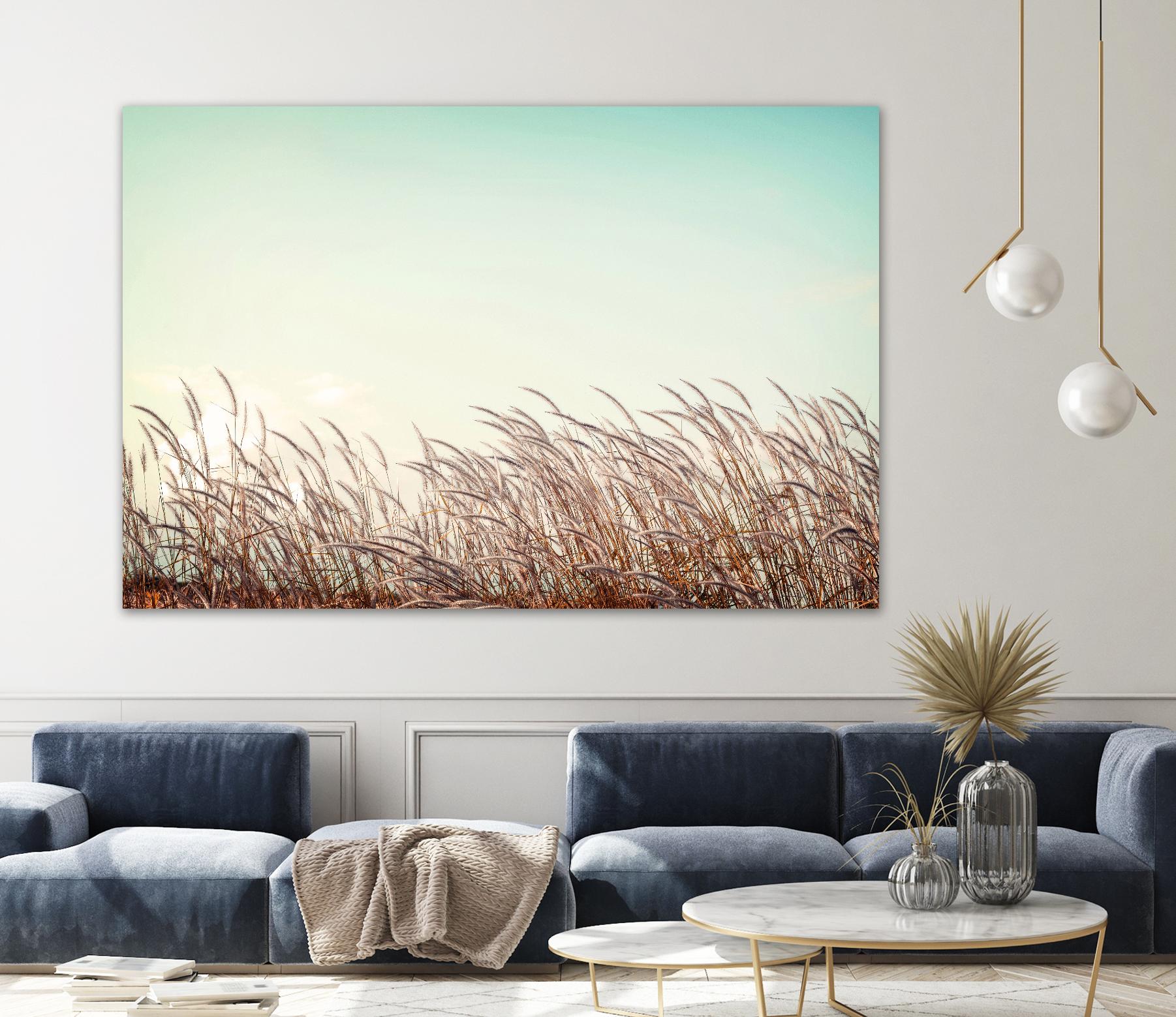 Retro Grass by PhotoINC Studio on GIANT ART - multicolor photography; landscapes