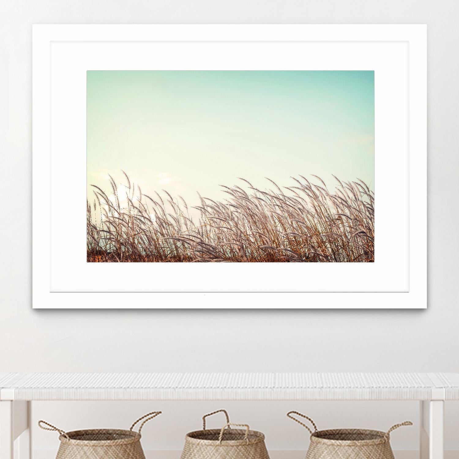 Retro Grass by PhotoINC Studio on GIANT ART - multicolor photography; landscapes