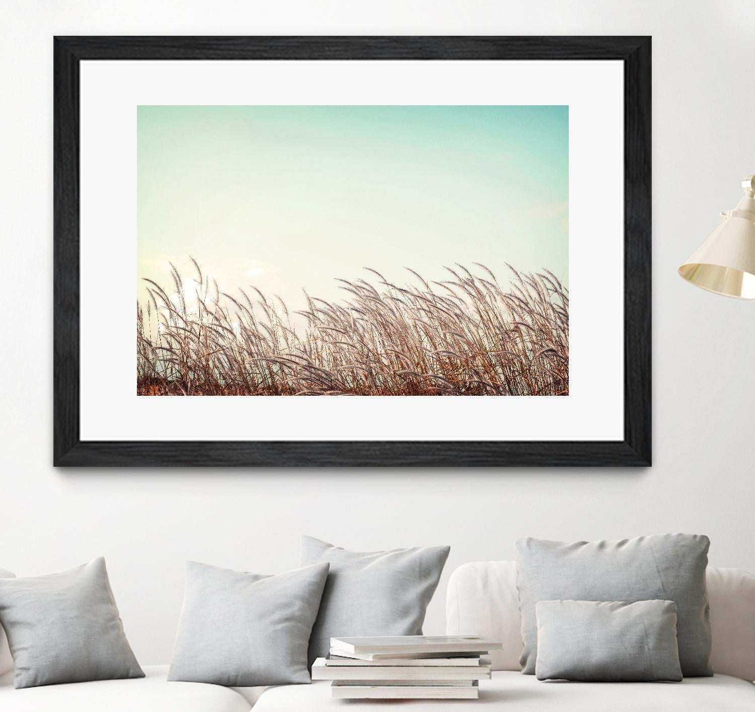 Retro Grass by PhotoINC Studio on GIANT ART - multicolor photography; landscapes