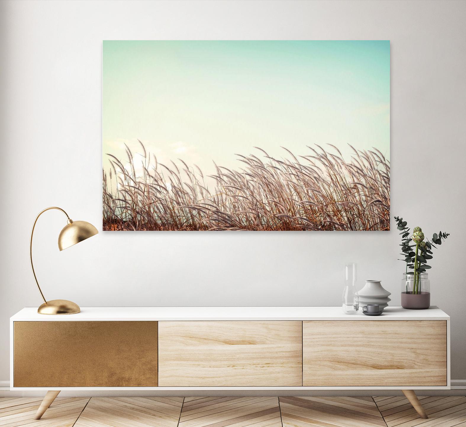 Retro Grass by PhotoINC Studio on GIANT ART - multicolor photography; landscapes