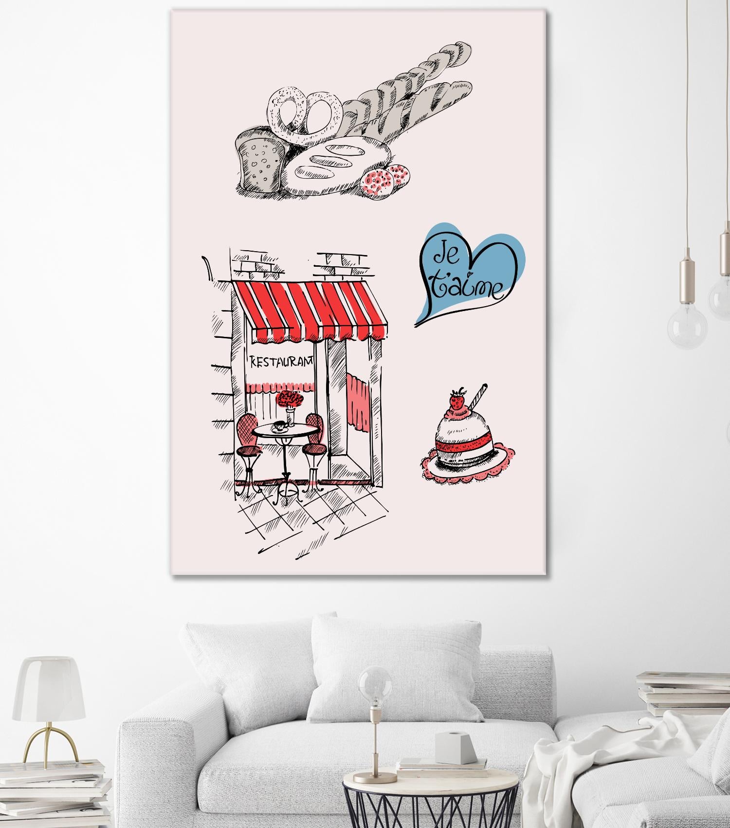 Paris II by TypeLike on GIANT ART - multicolor people/places; cuisine