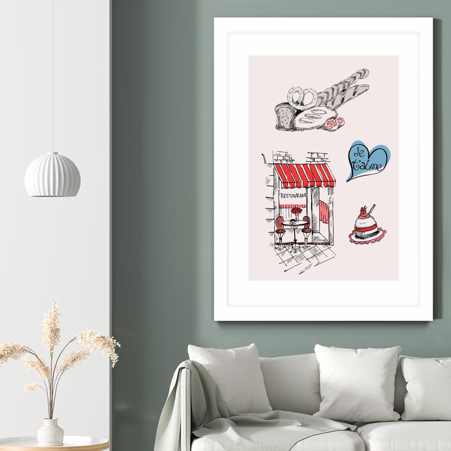 Paris II by TypeLike on GIANT ART - multicolor people/places; cuisine