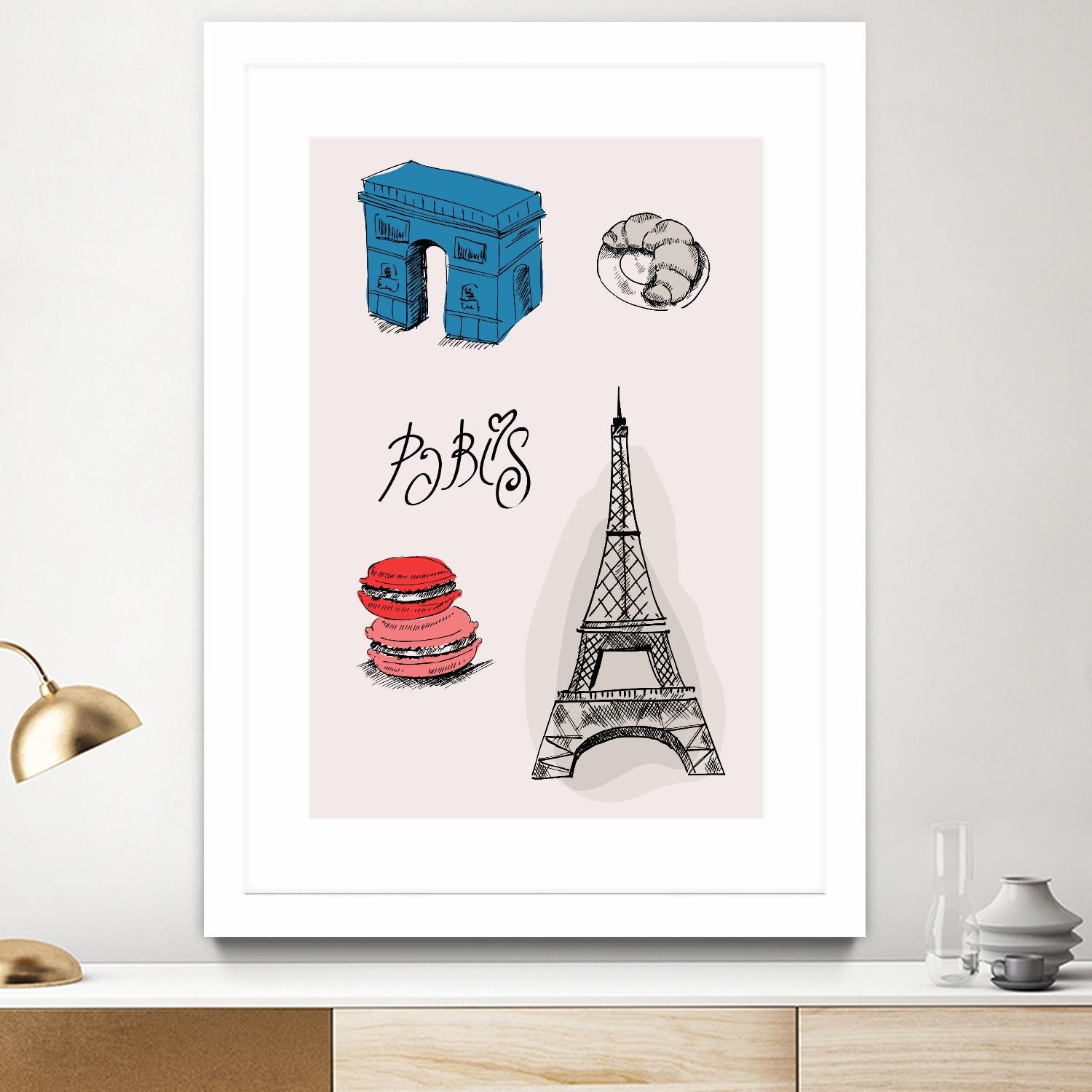 Paris III by TypeLike on GIANT ART - multicolor people/places; cuisine