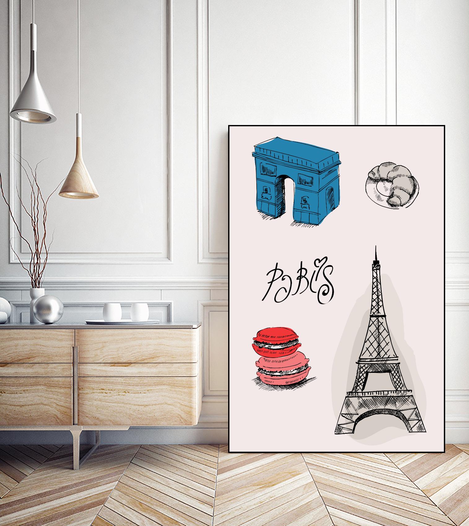 Paris III by TypeLike on GIANT ART - multicolor people/places; cuisine