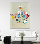 Be Yourself by Kavan & Company on GIANT ART - multi inspirational, novelty, design/type, illustration, typography