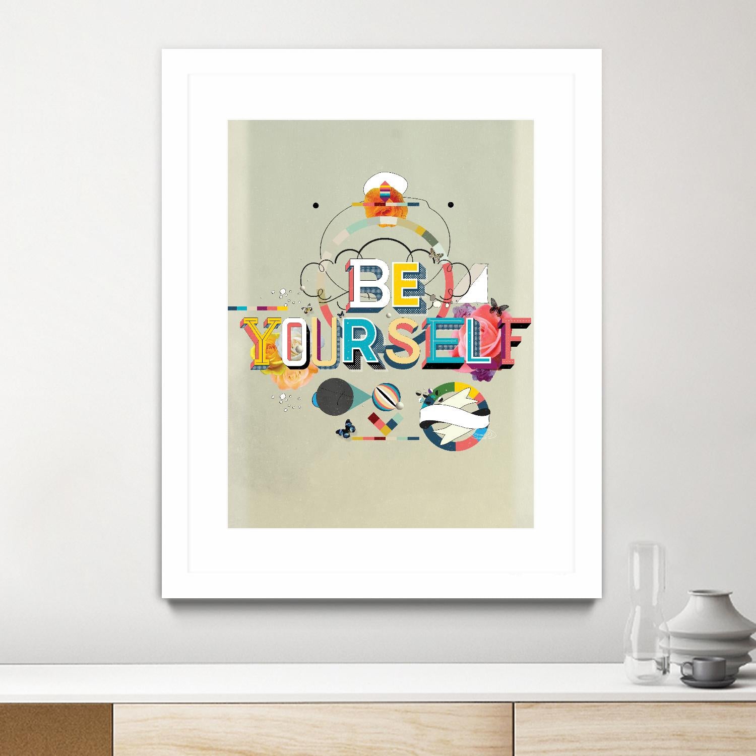 Be Yourself by Kavan & Company on GIANT ART - multi inspirational, novelty, design/type, illustration, typography