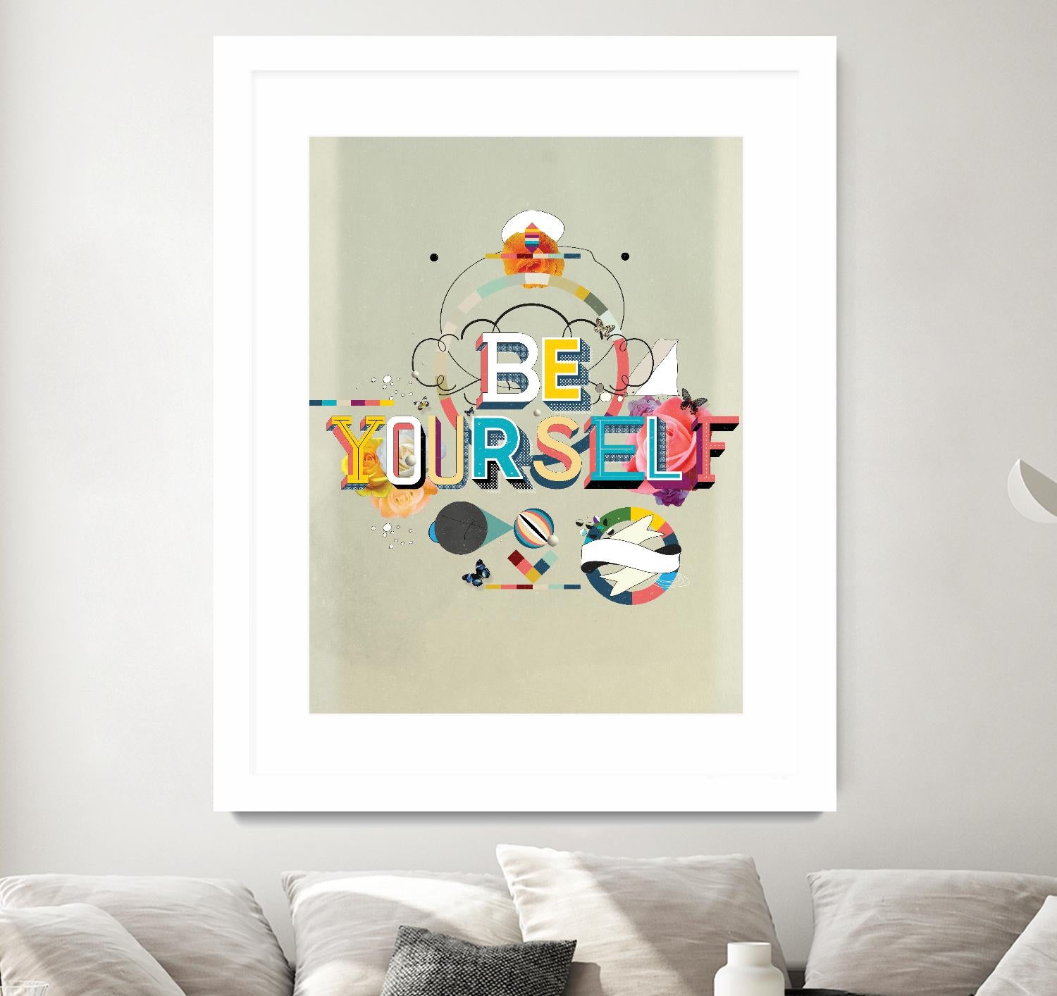 Be Yourself by Kavan & Company on GIANT ART - multi inspirational, novelty, design/type, illustration, typography