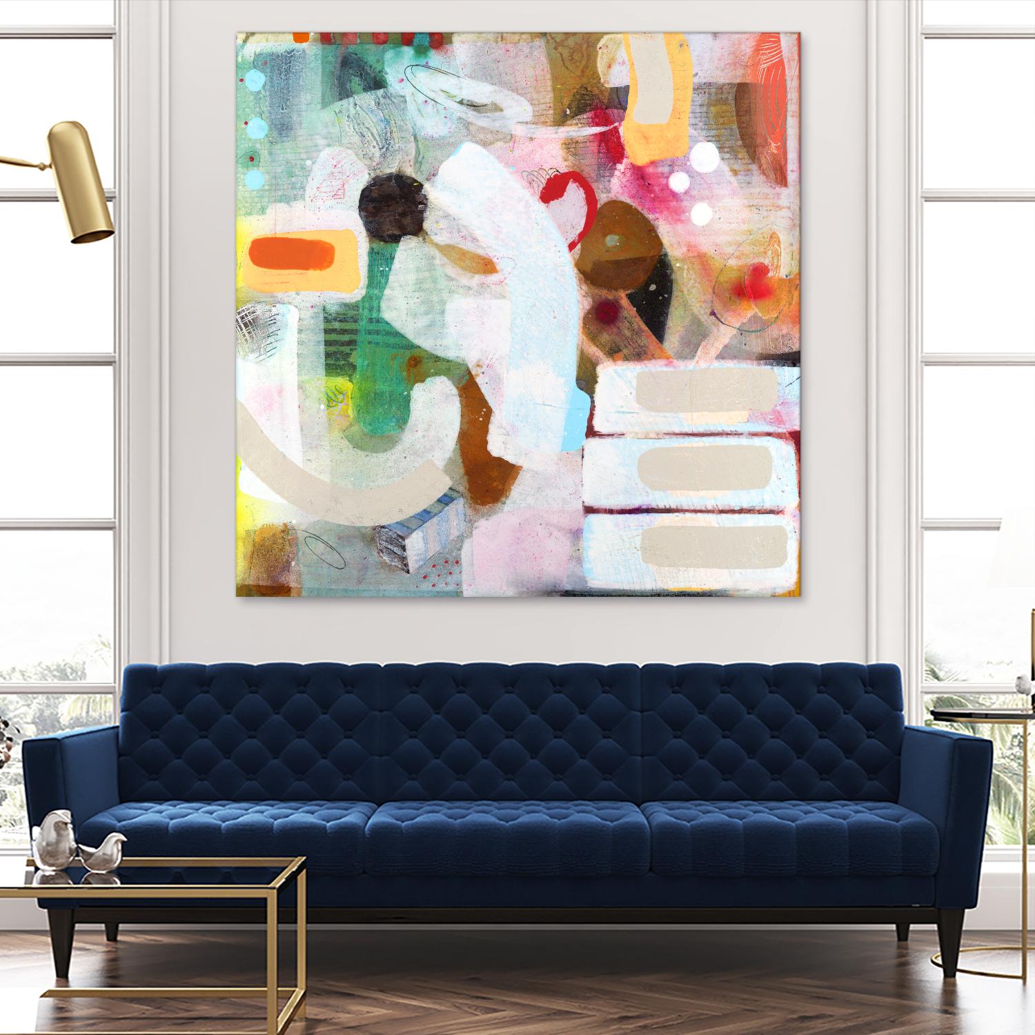 Changed My Mind 3 by Aleah Koury on GIANT ART - white abstract