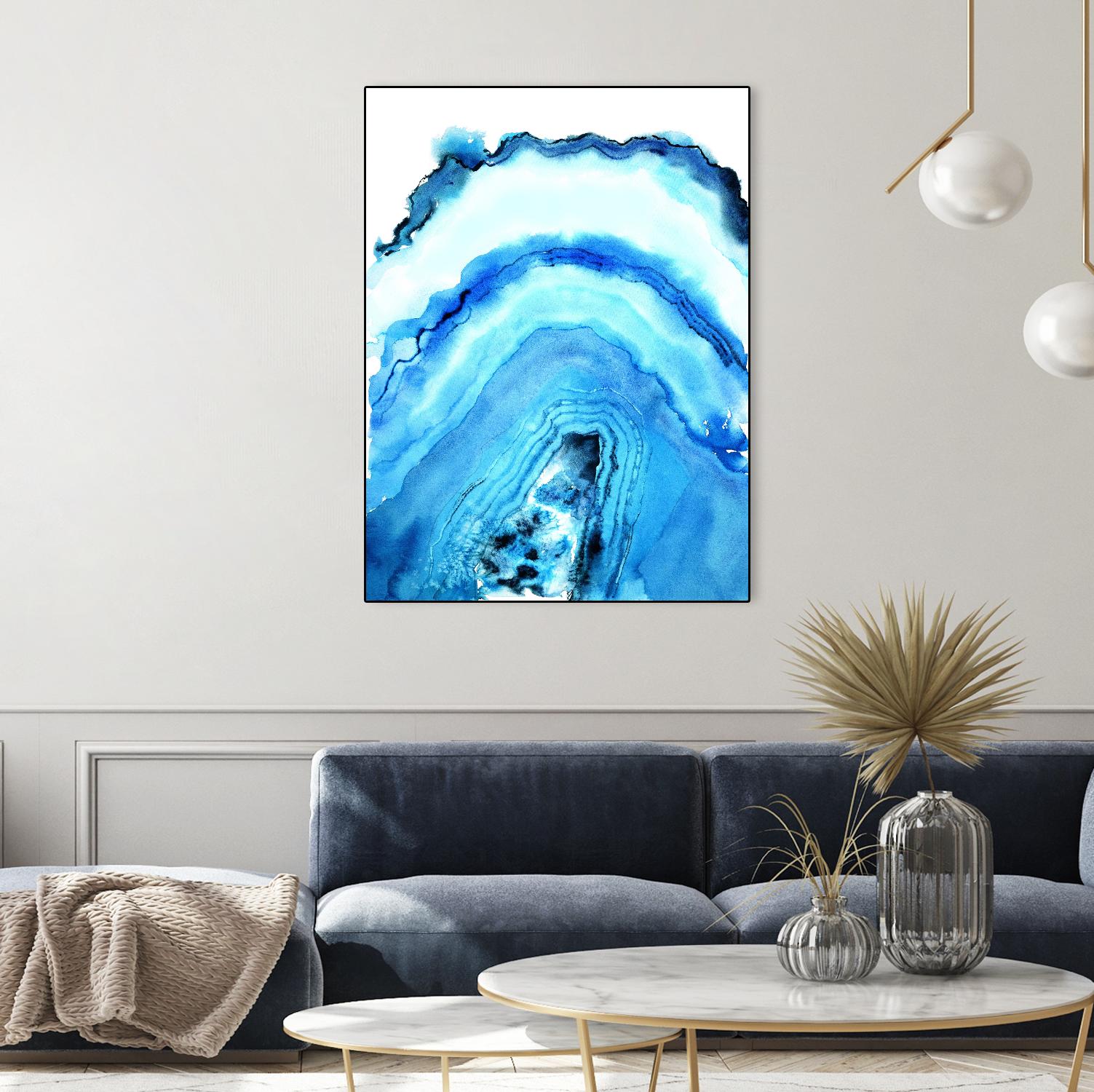 Geode Art by Nancy Knight on GIANT ART - multicolor abstracts; contemporary