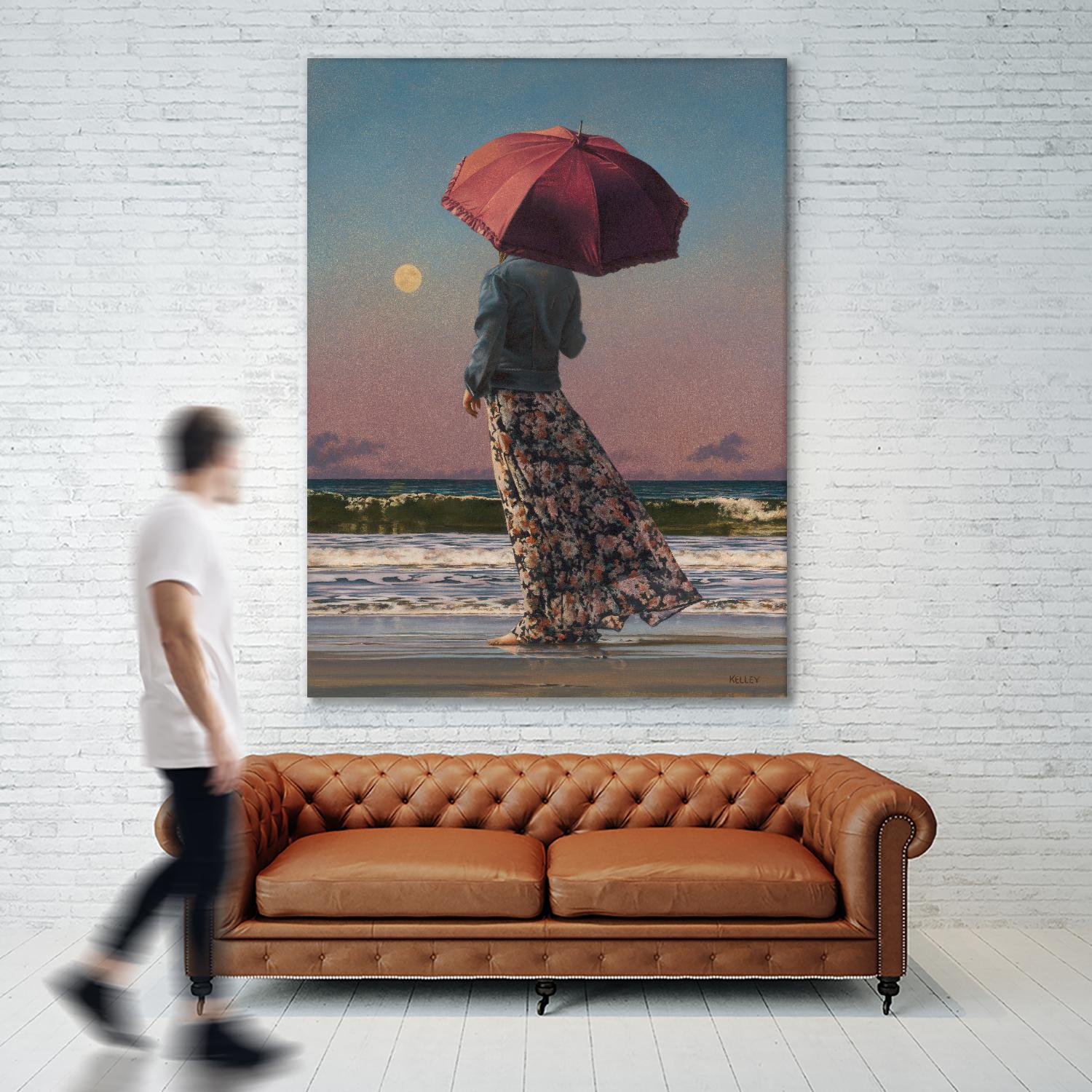 Romancing The Moon by Paul Kelley on GIANT ART - multicolor figurative