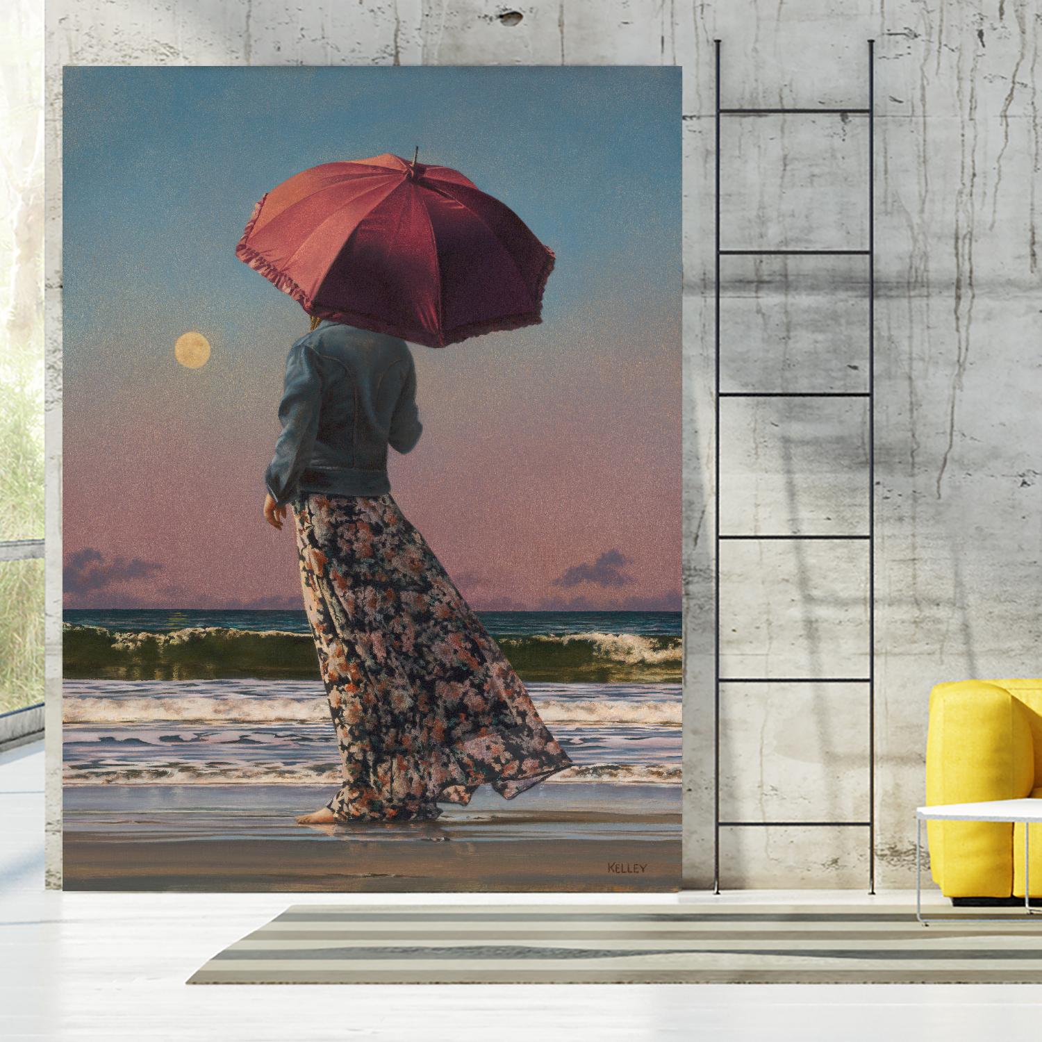 Romancing The Moon by Paul Kelley on GIANT ART - multicolor figurative